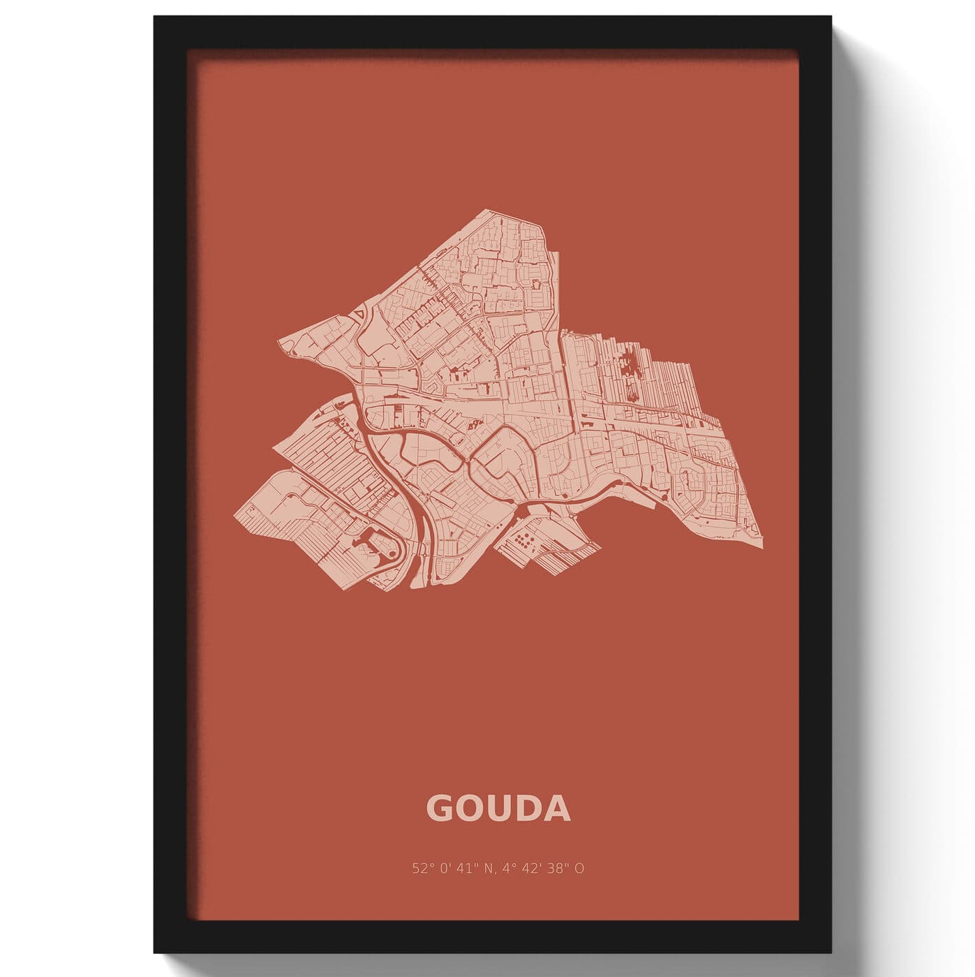 Poster Gouda - Rood