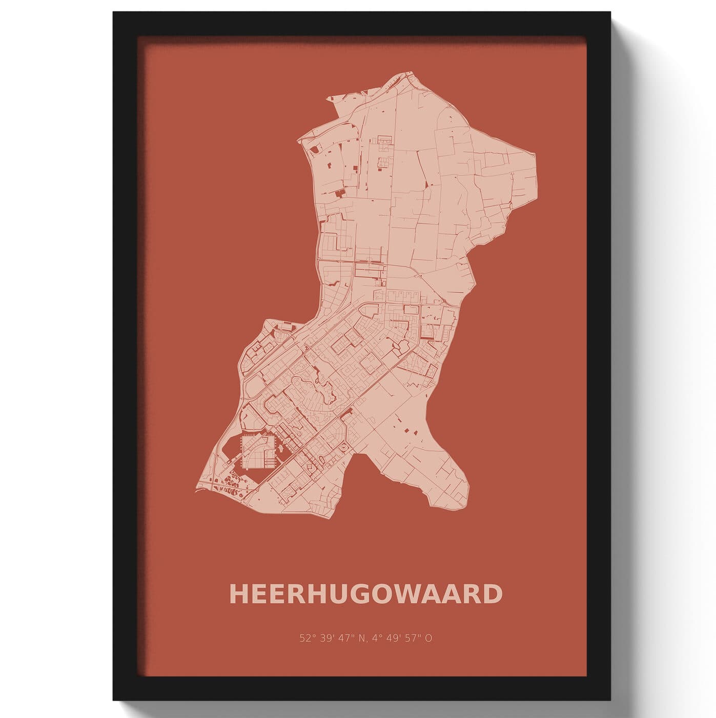 Poster Heerhugowaard - Rood