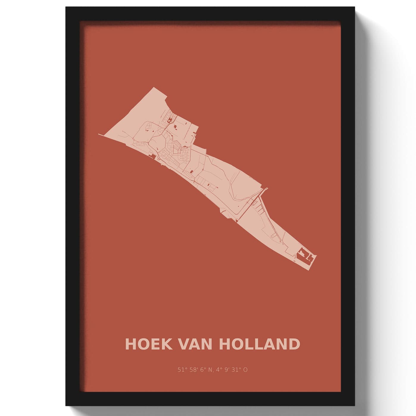 Poster Hoek van Holland - Rood