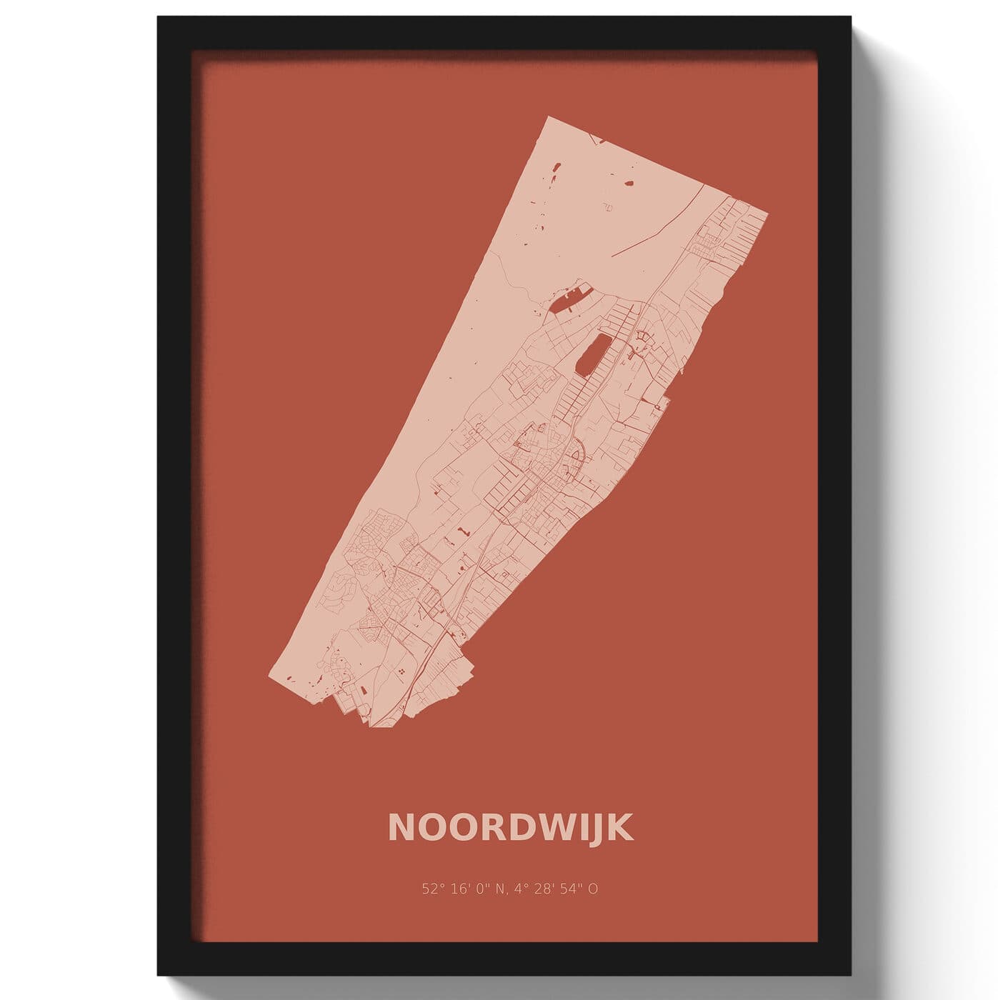 Poster Noordwijk - Rood