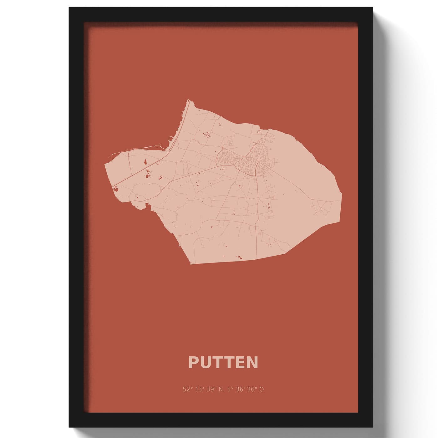 Poster Putten - Rood