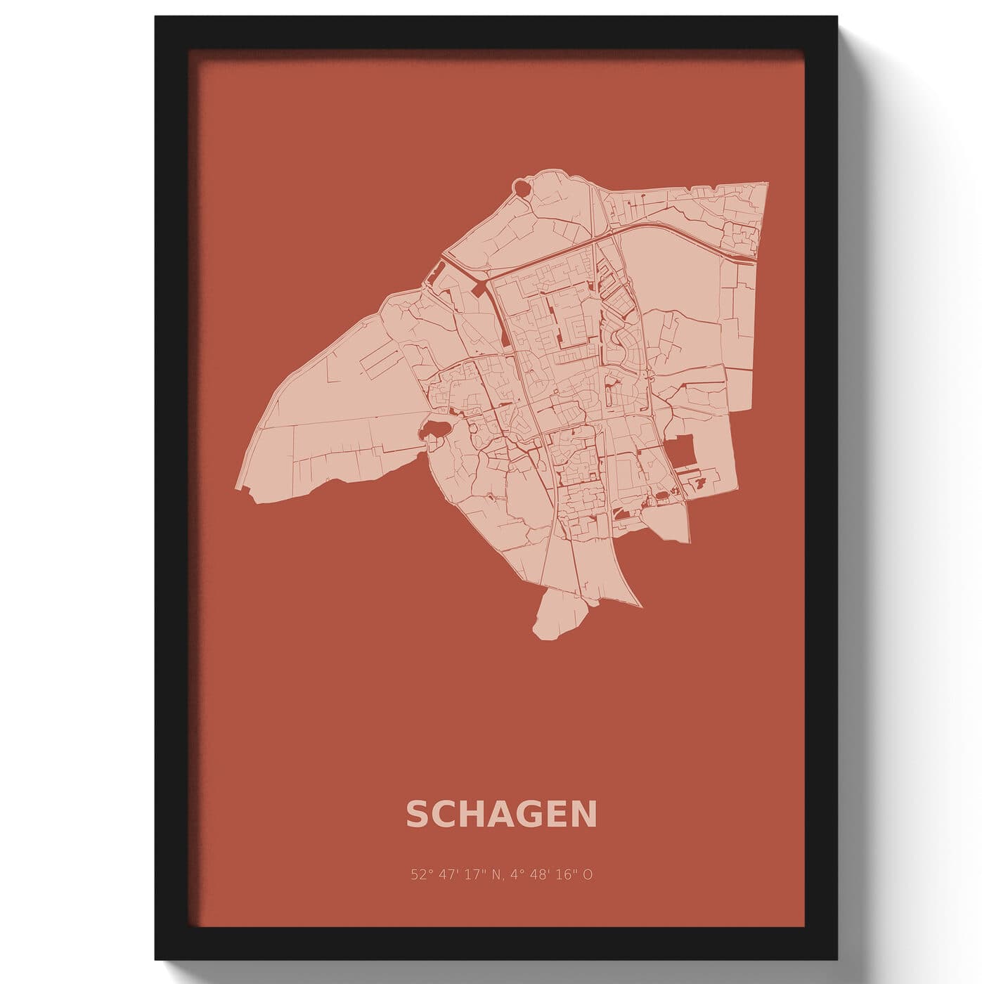 Poster Schagen - Rood