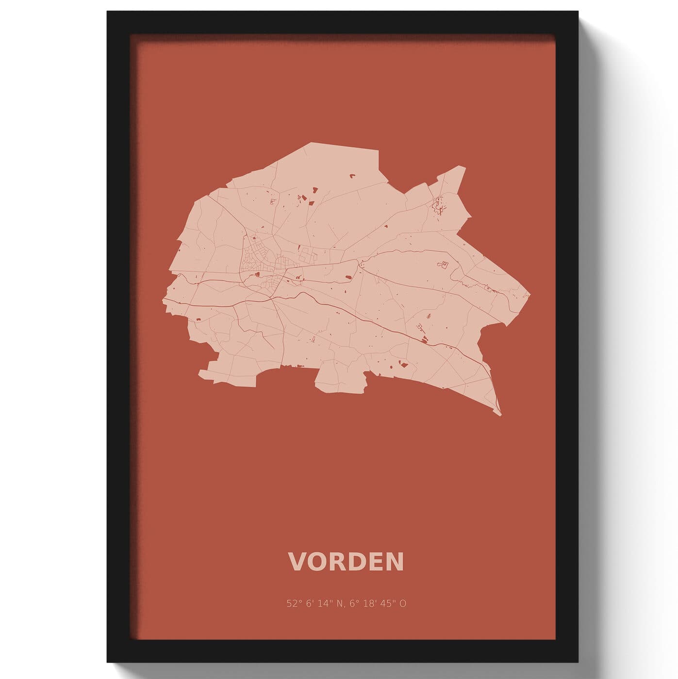 Poster Vorden - Rood