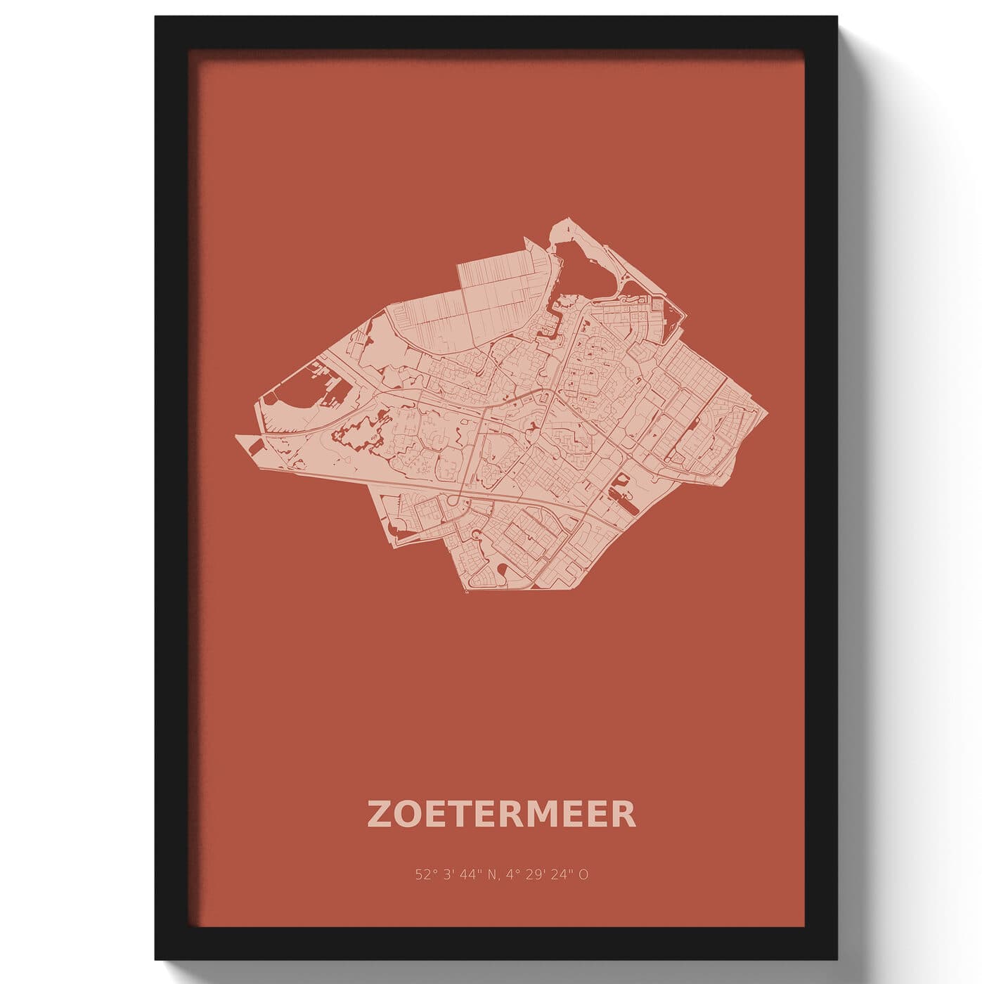 Poster Zoetermeer - Rood