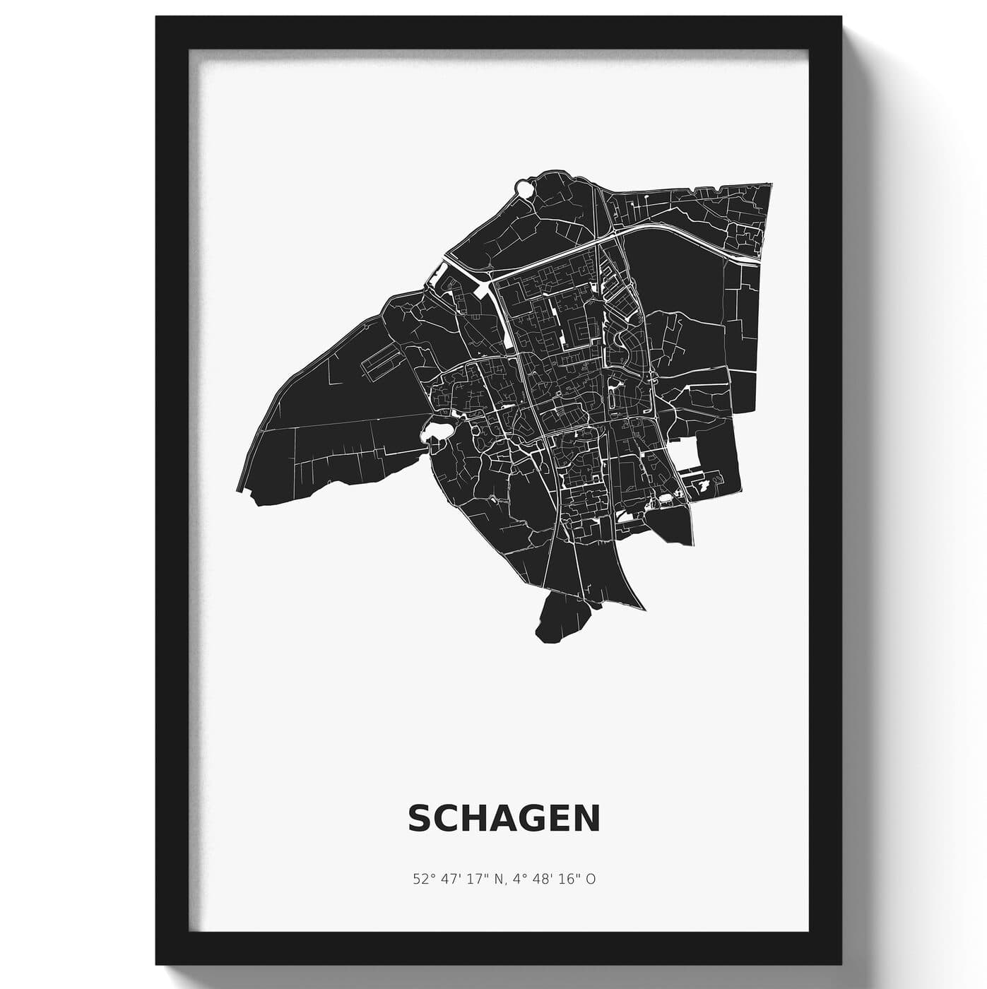 Poster Schagen - Zwart/Wit