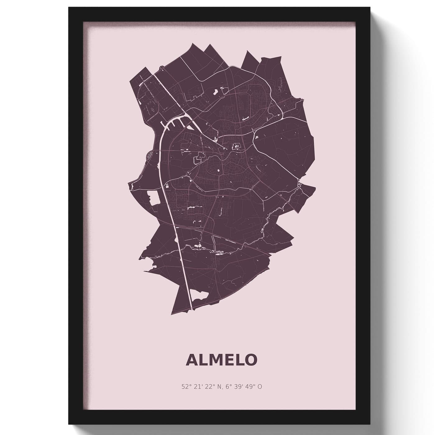 Poster Almelo - Paars