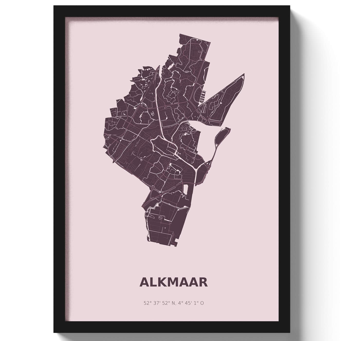 Poster Alkmaar - Paars