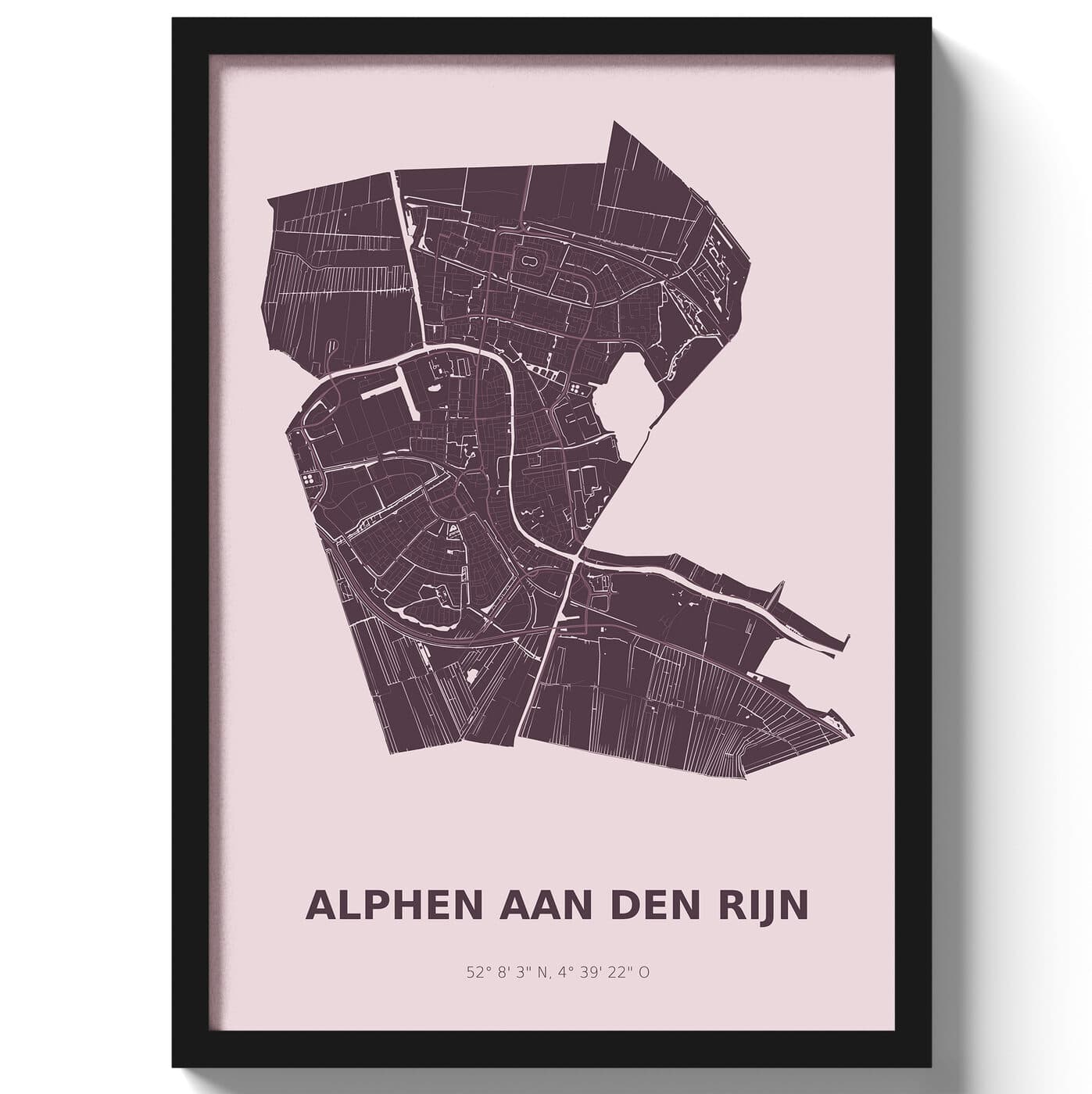 Poster Alphen aan den Rijn - Paars