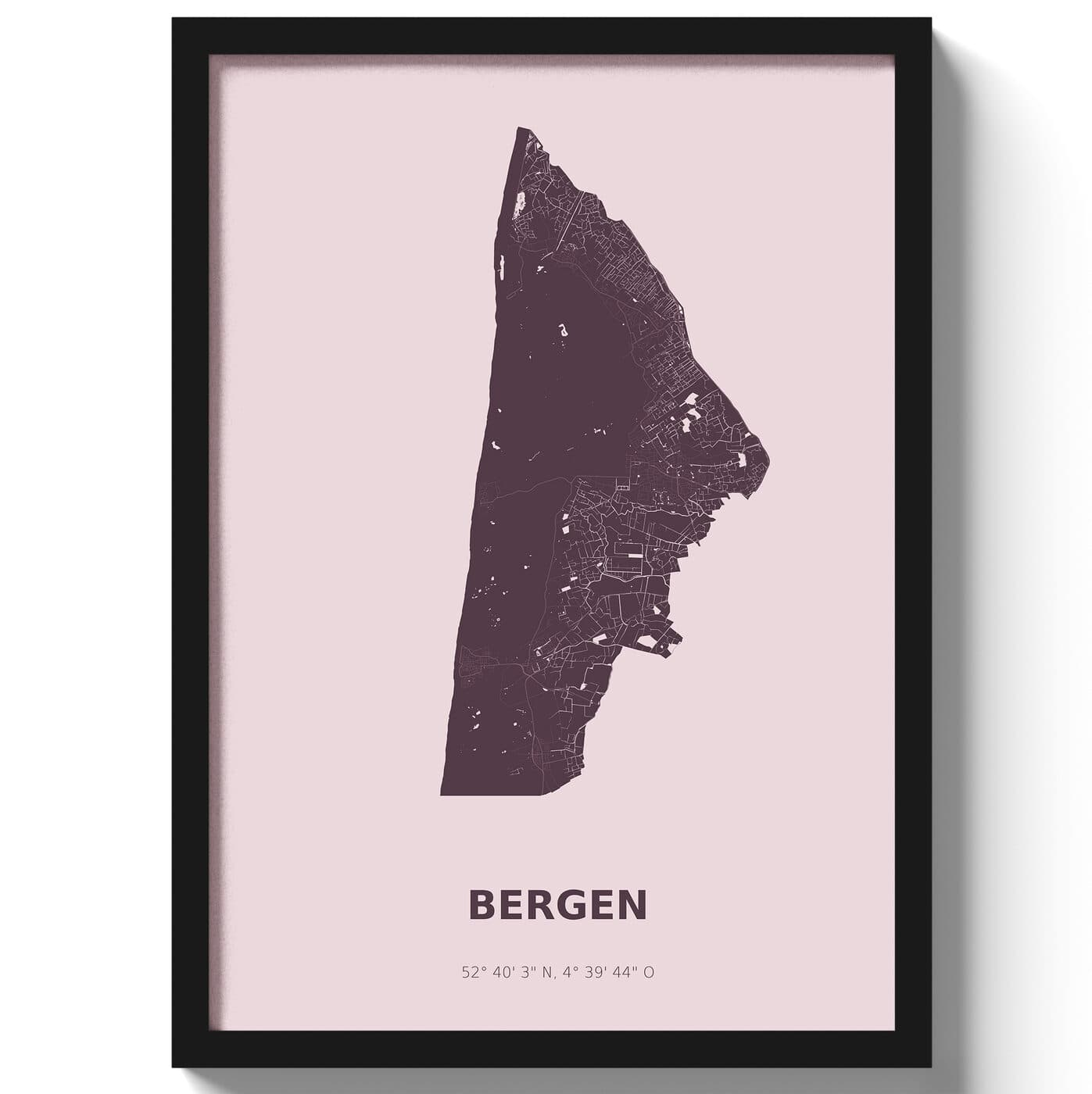 Poster Bergen - Paars