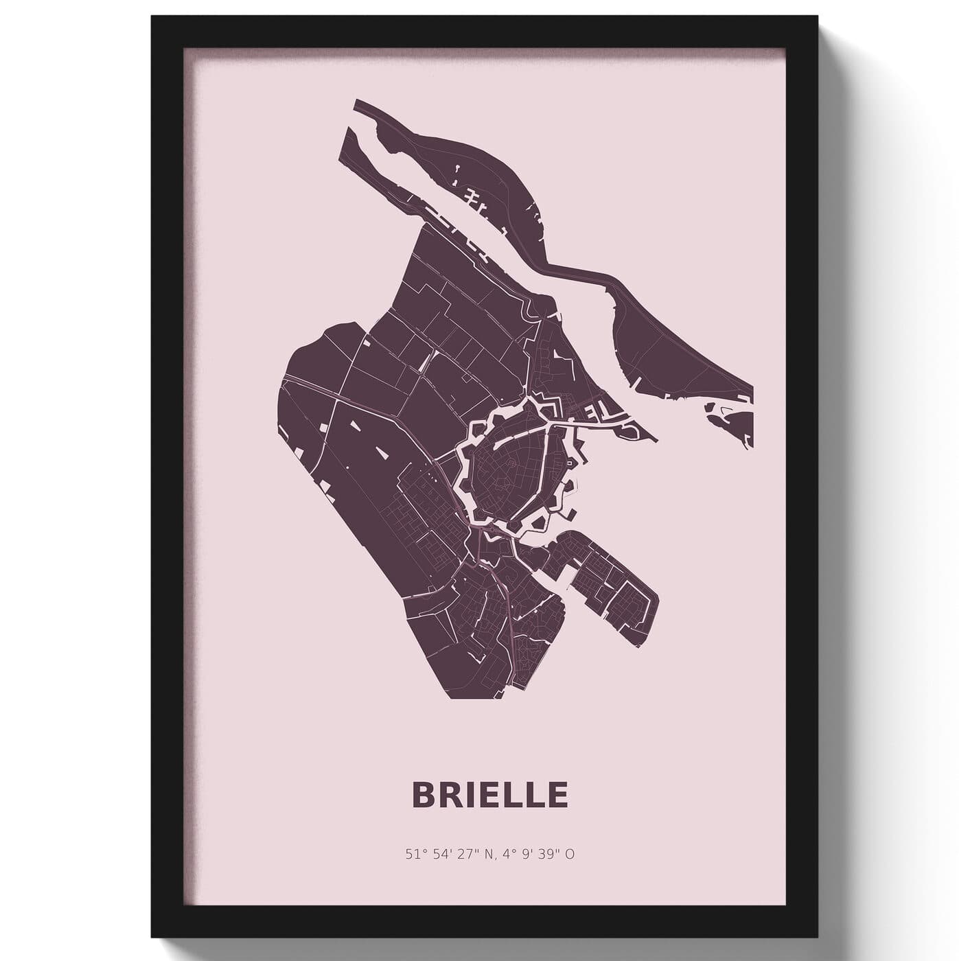Poster Brielle - Paars