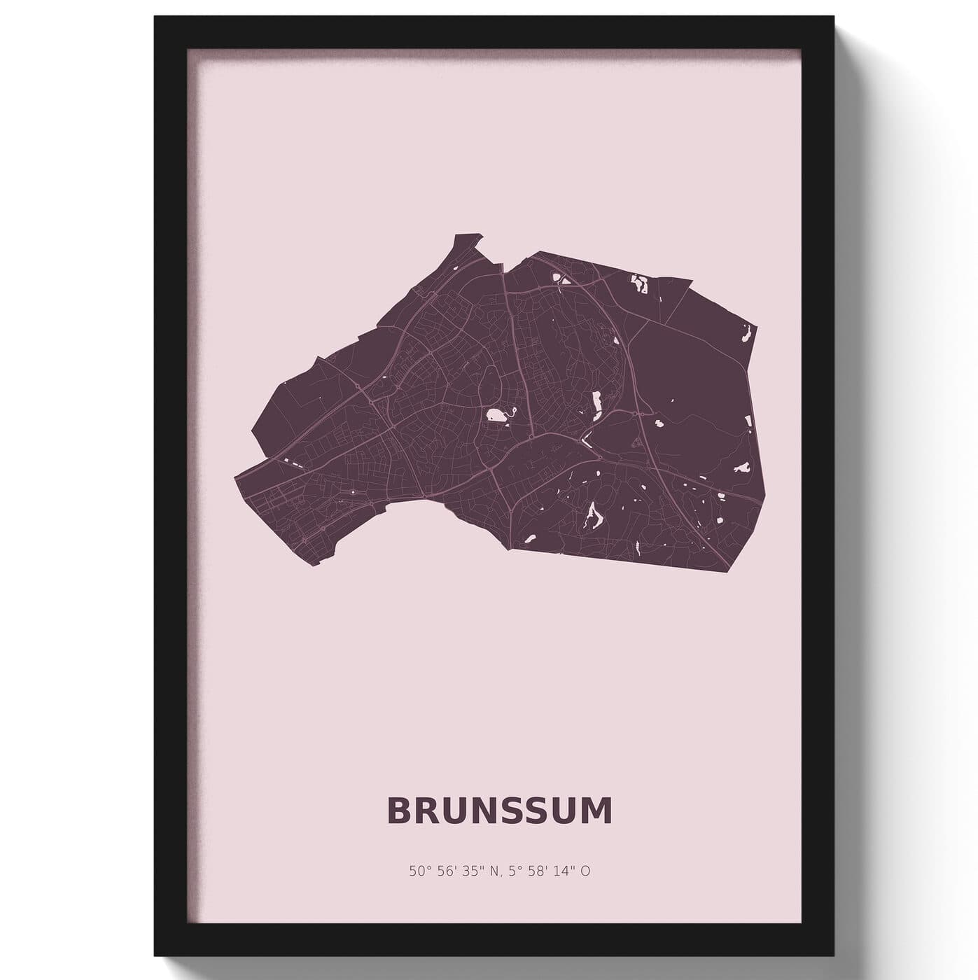 Poster Brunssum - Paars