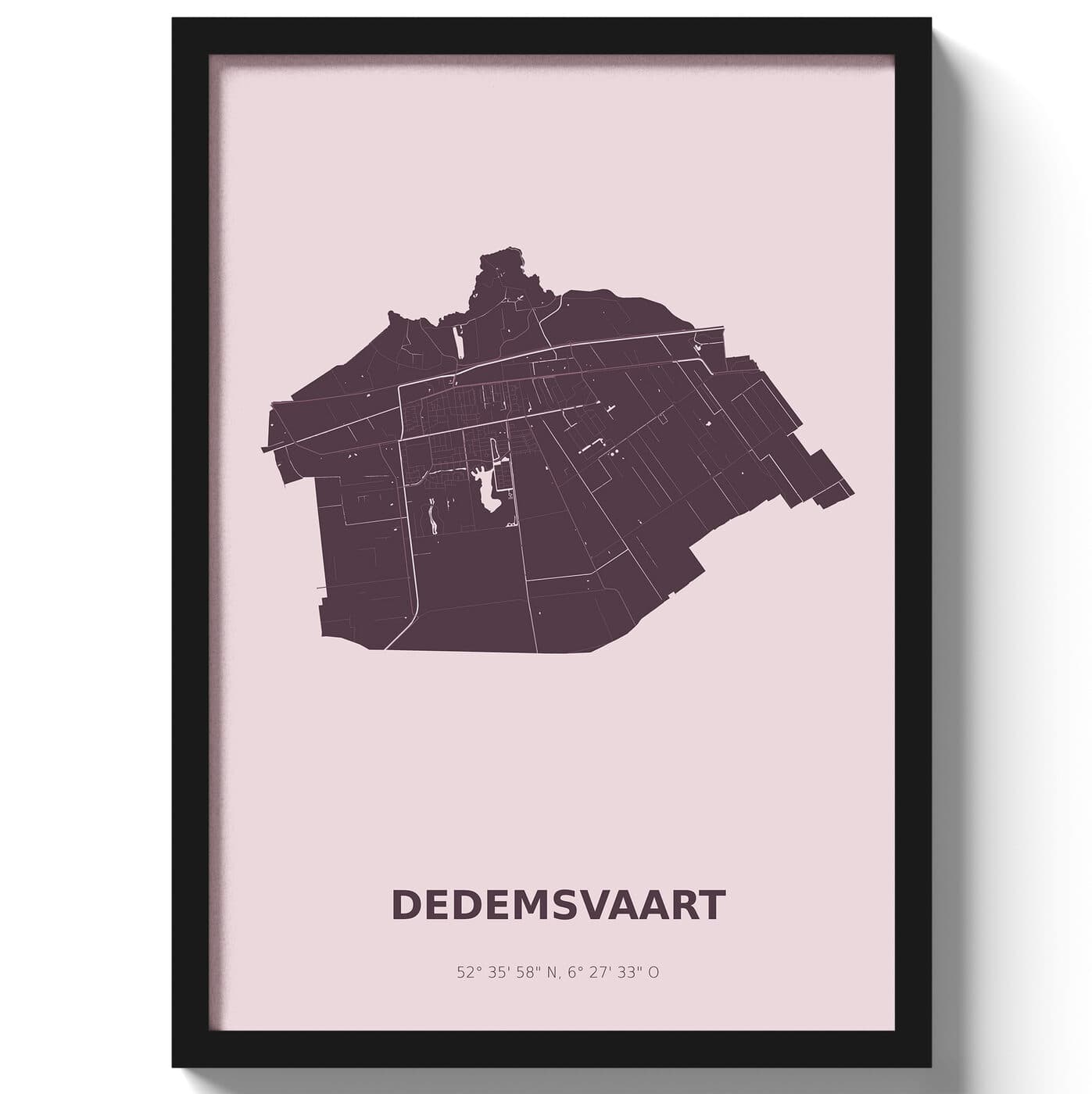 Poster Dedemsvaart - Paars