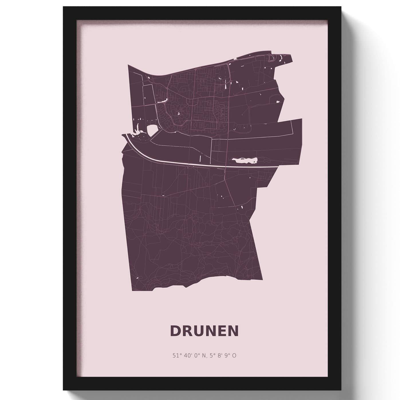 Poster Deurne - Paars
