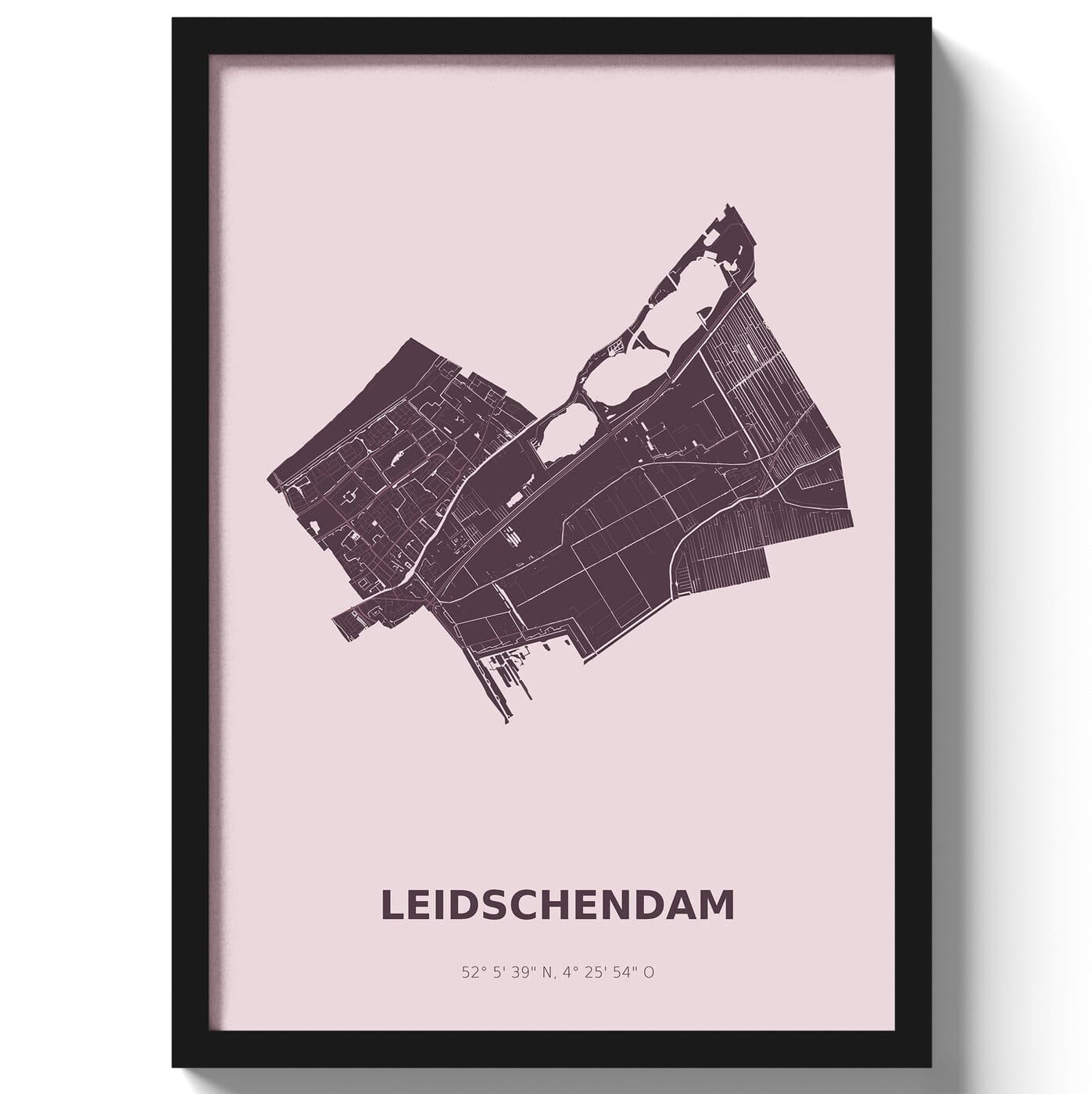 Poster Leidschendam - Paars
