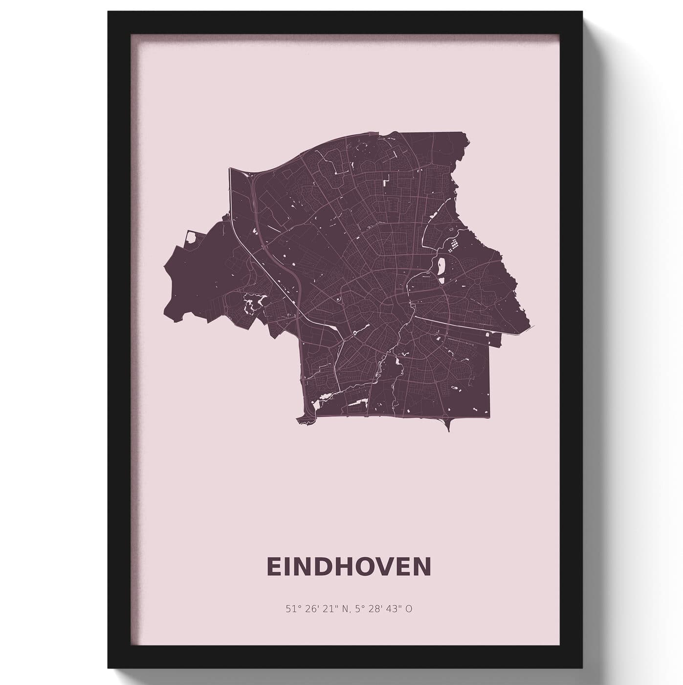 Poster Eindhoven - Paars