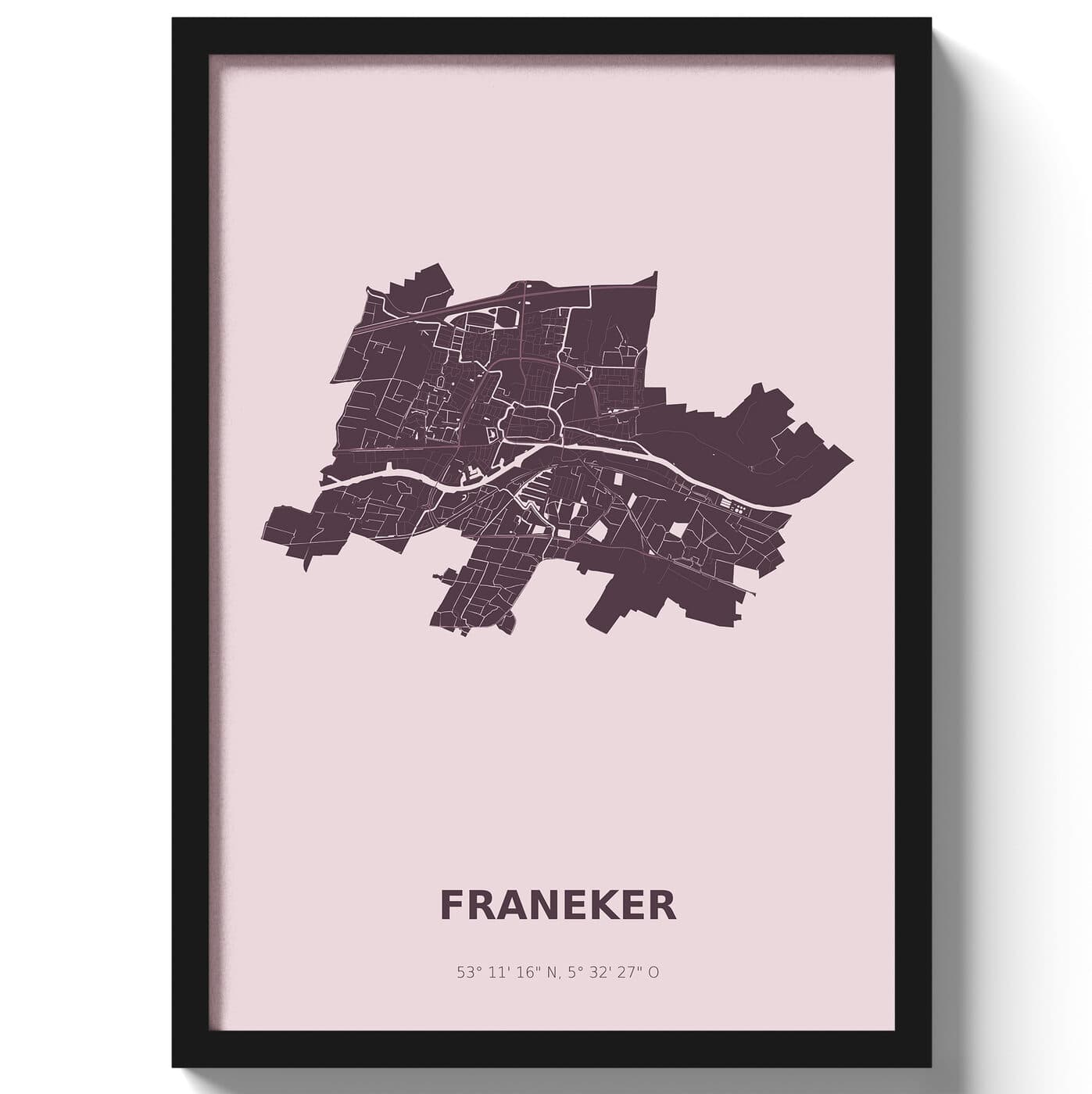 Poster Franeker - Paars