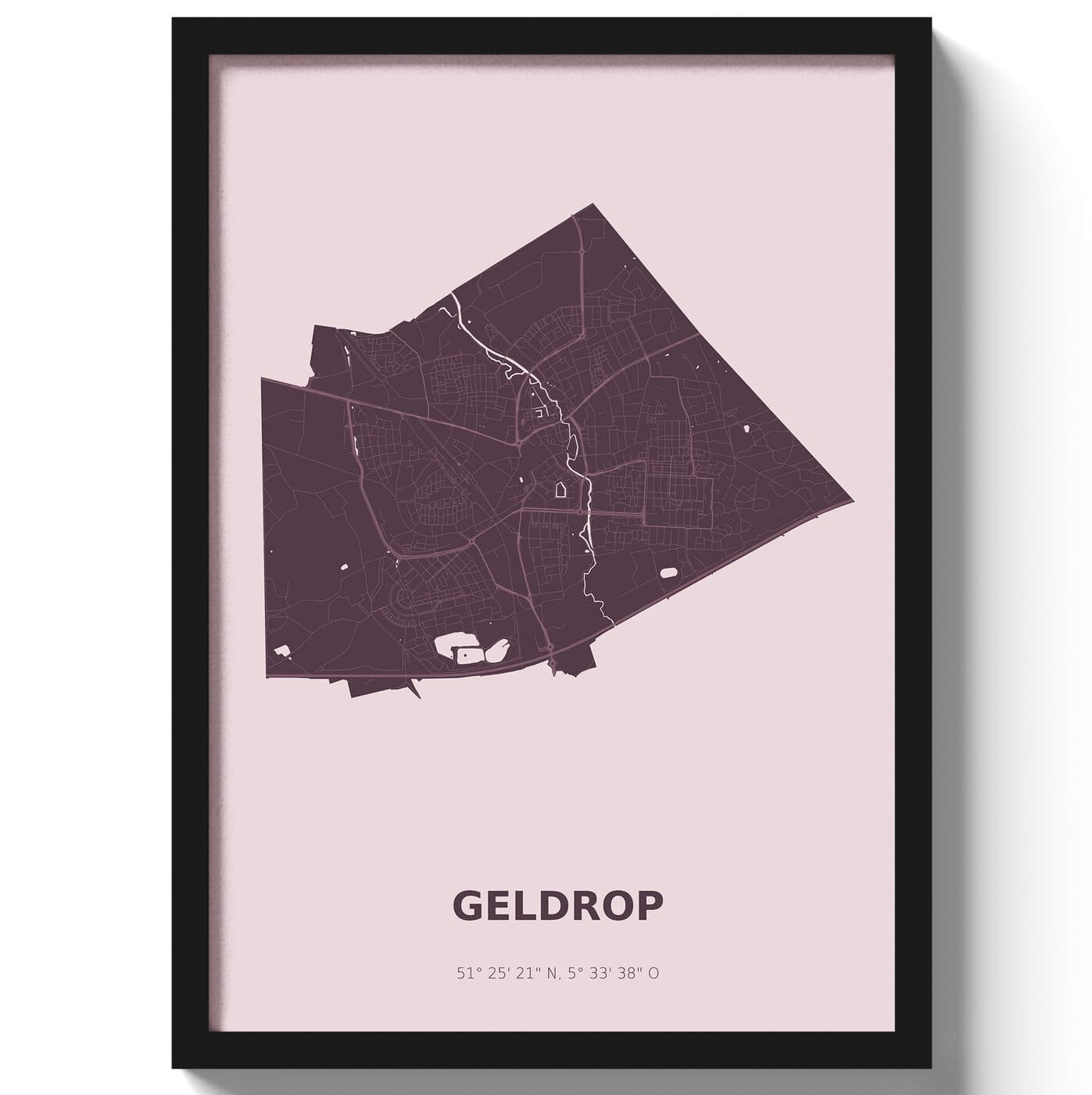 Poster Geldrop - Paars