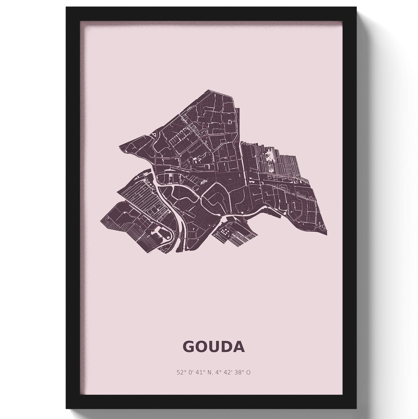 Poster Gouda - Paars