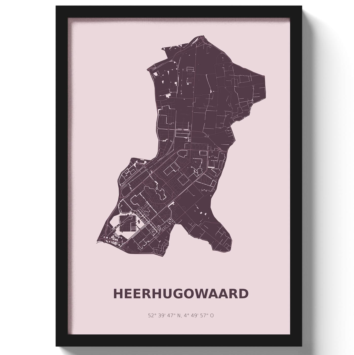 Poster Heerhugowaard - Paars