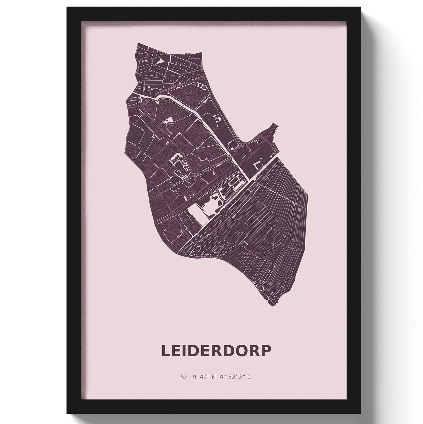 Poster Leiderdorp - Paars