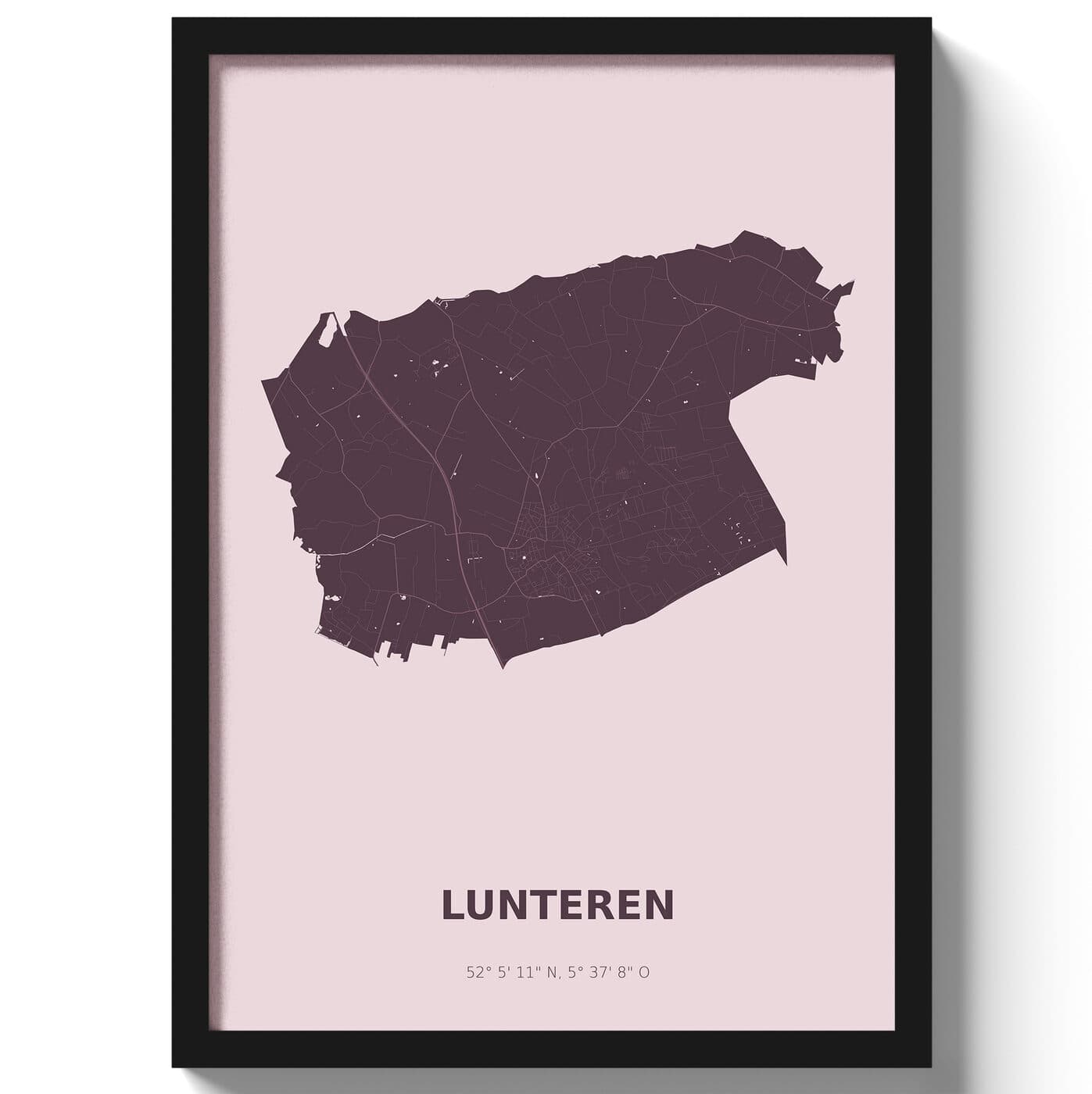 Poster Lunteren - Paars
