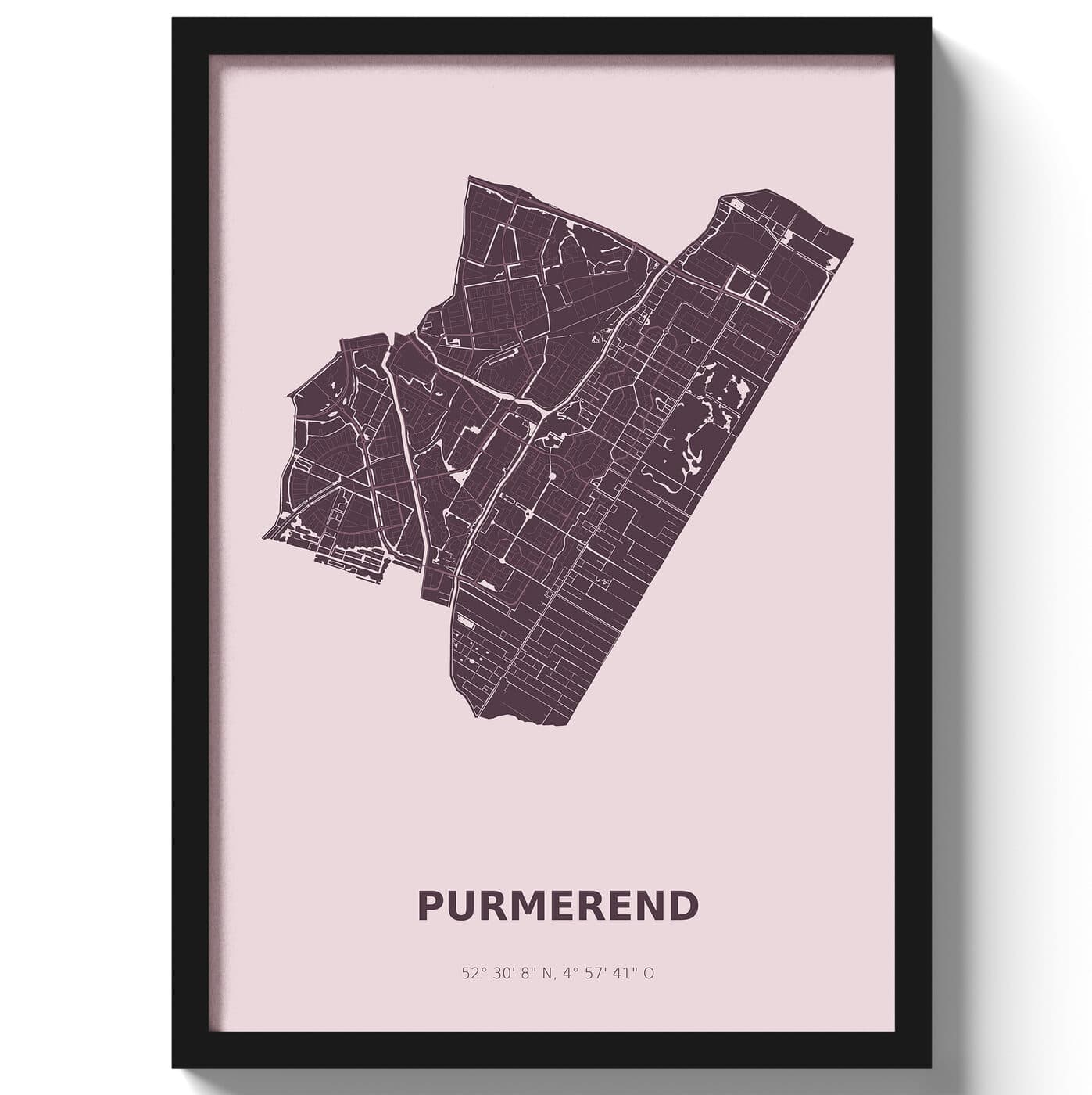 Poster Purmerend - Paars