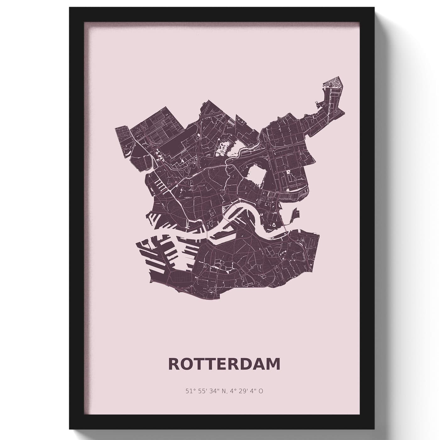 Poster Roermond - Paars