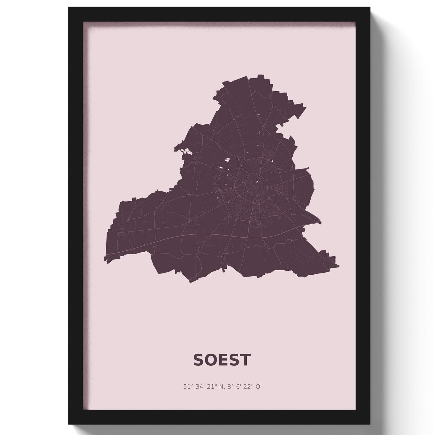 Poster Soest - Paars