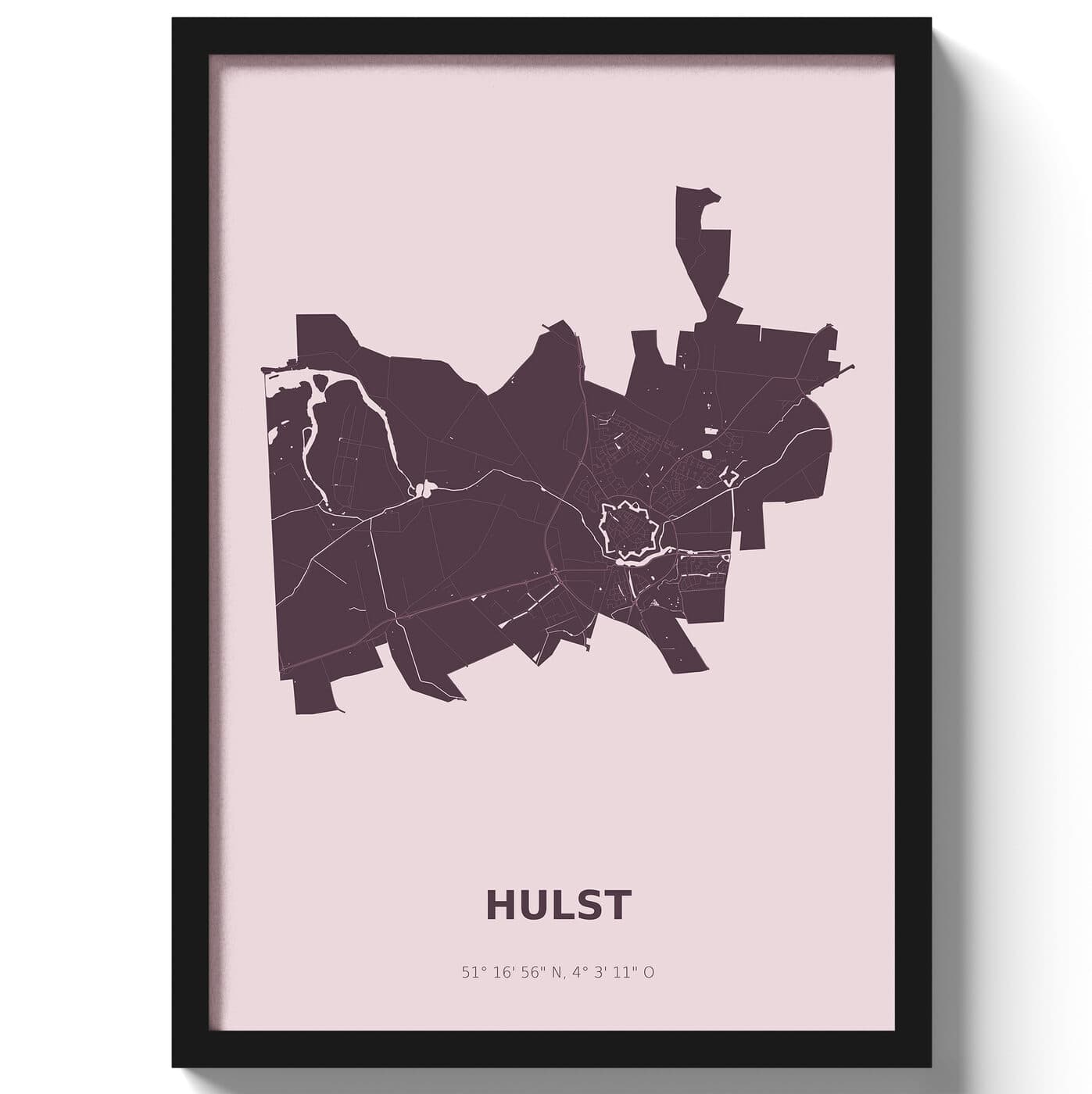 Poster Hulst - Paars