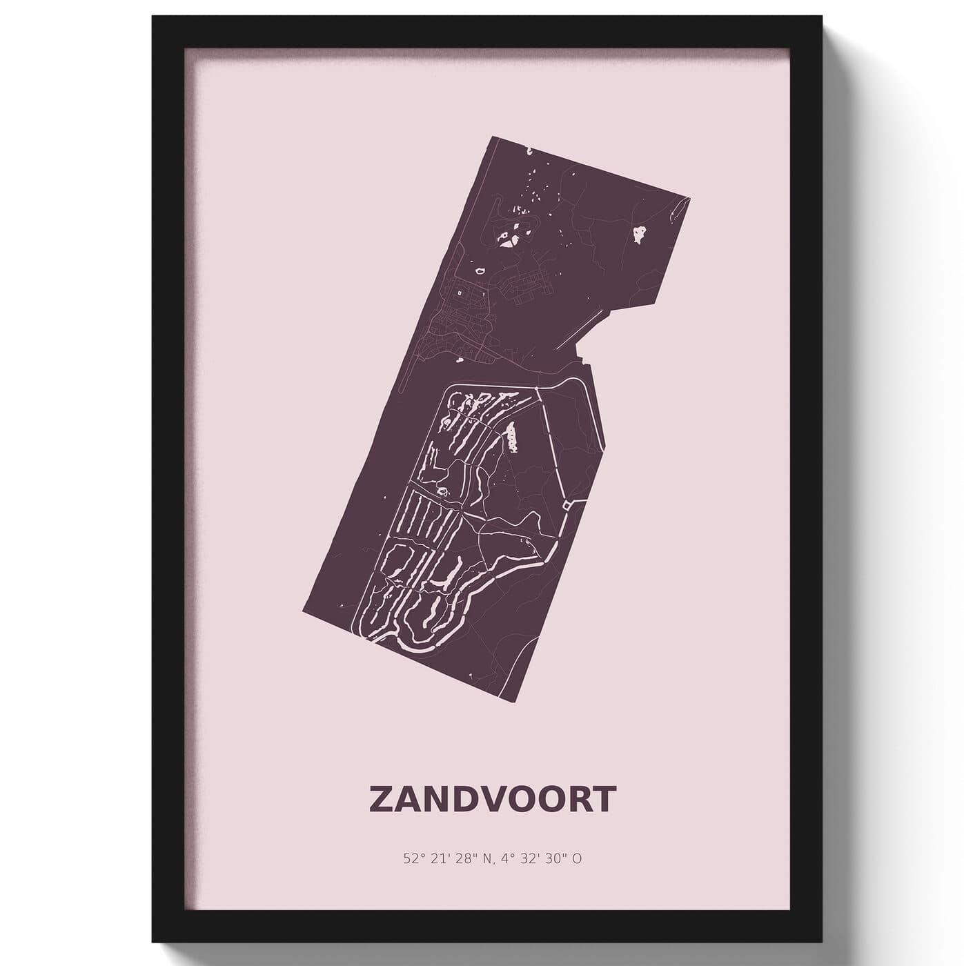 Poster Zandvoort - Paars