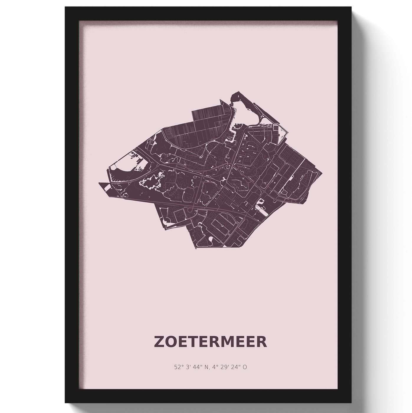 Poster Zoetermeer - Paars