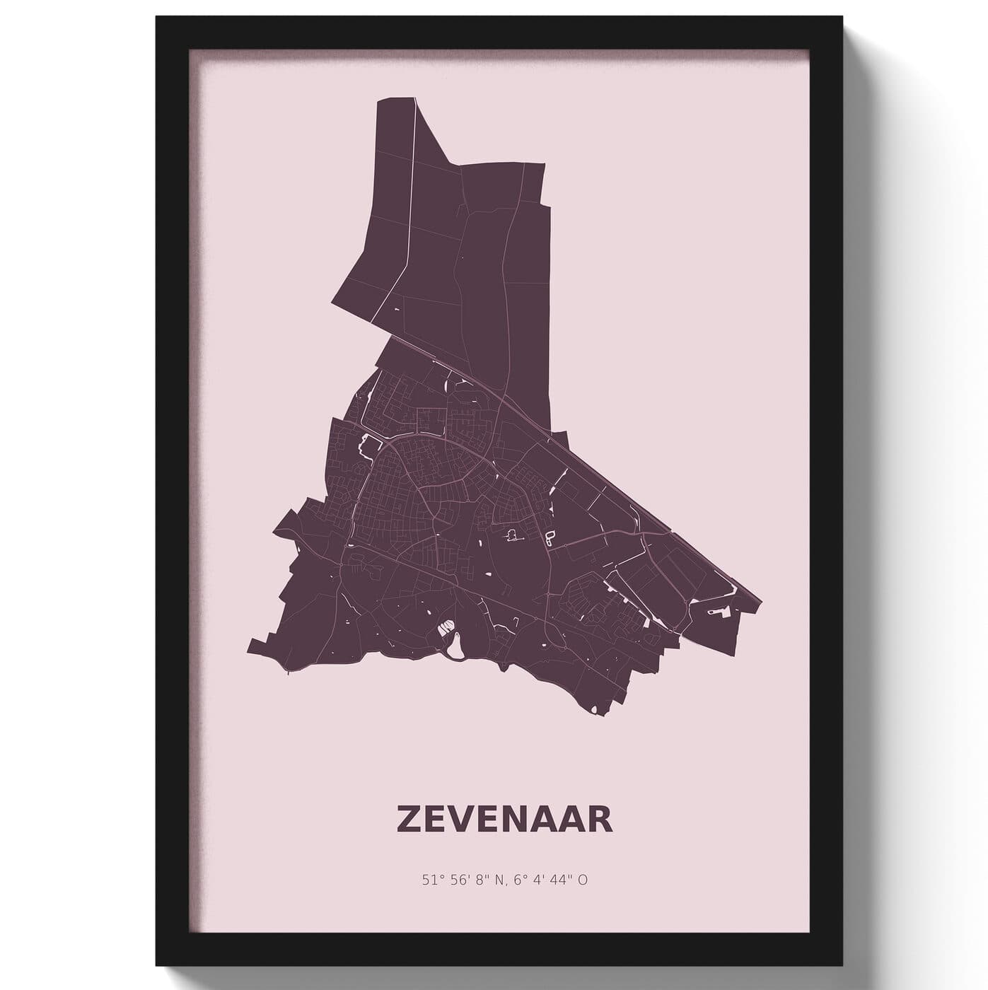 Poster Zevenaar - Paars