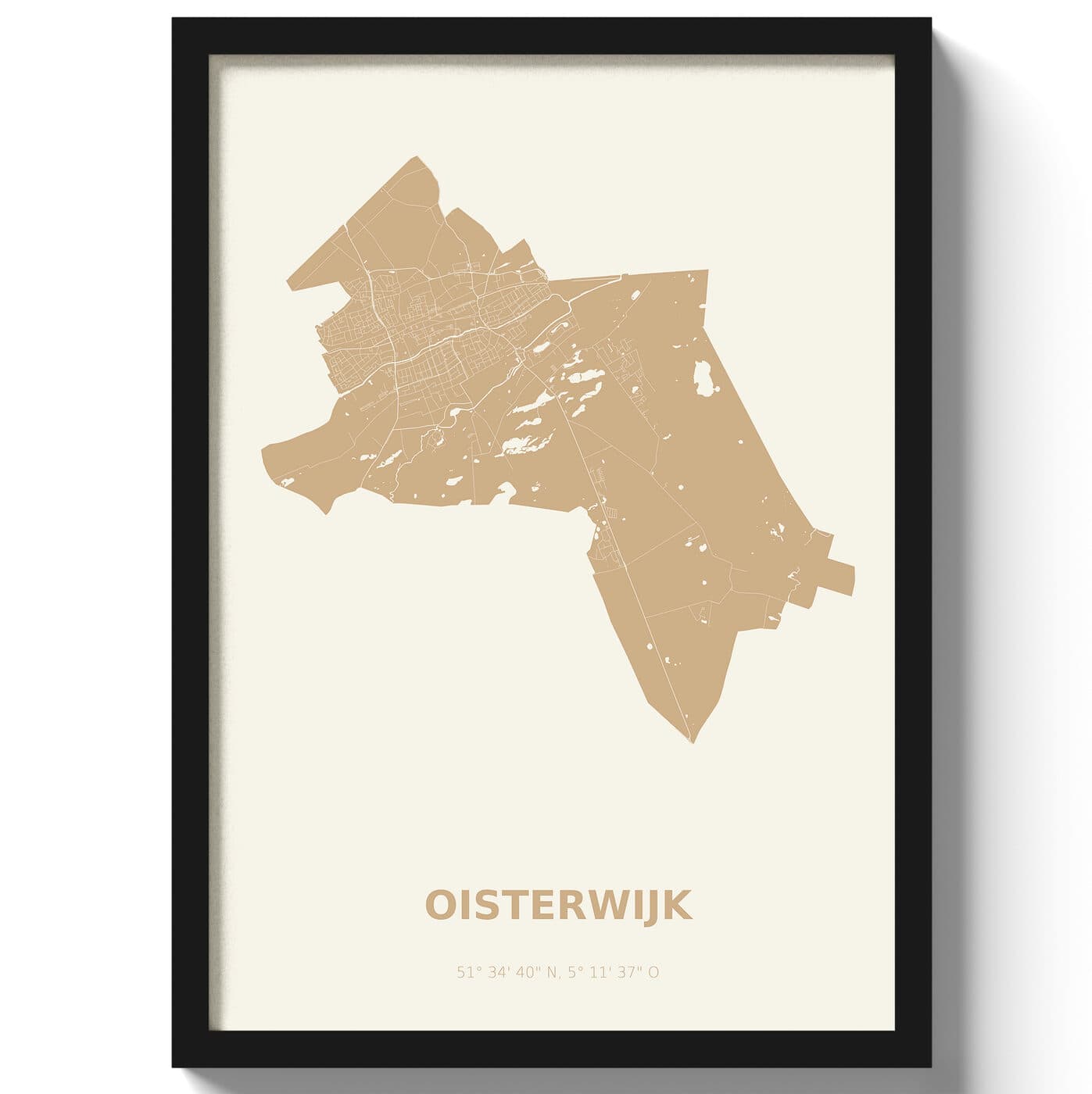 Poster Oisterwijk - Beige