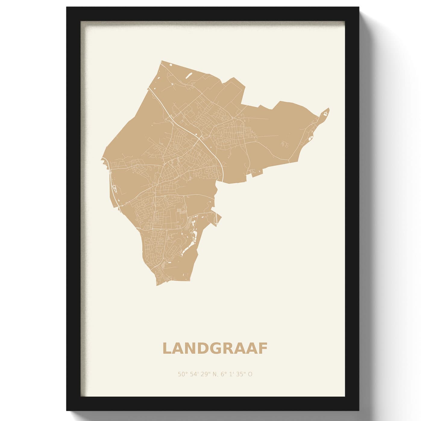 Poster Landgraaf - Beige