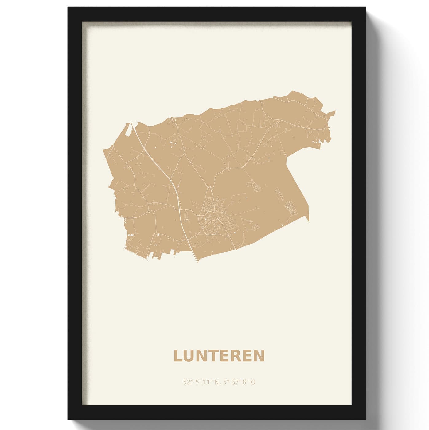 Poster Lunteren - Beige