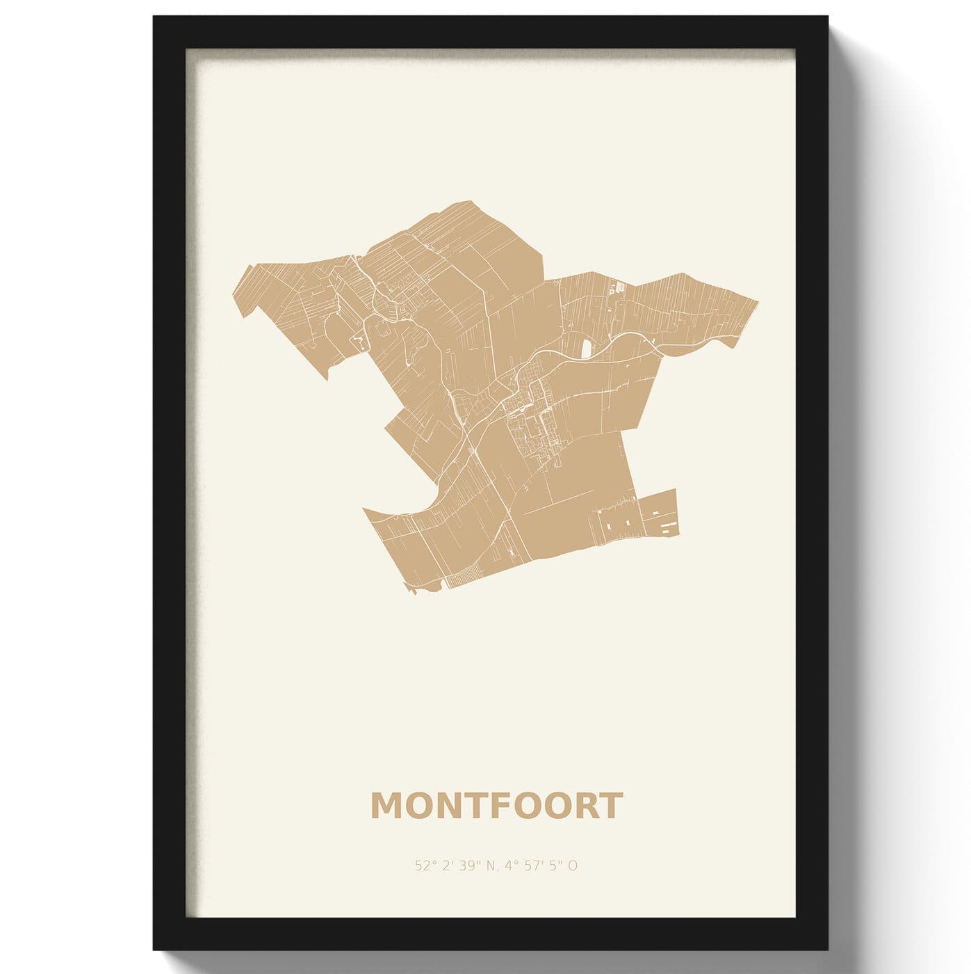 Poster Montfoort - Beige