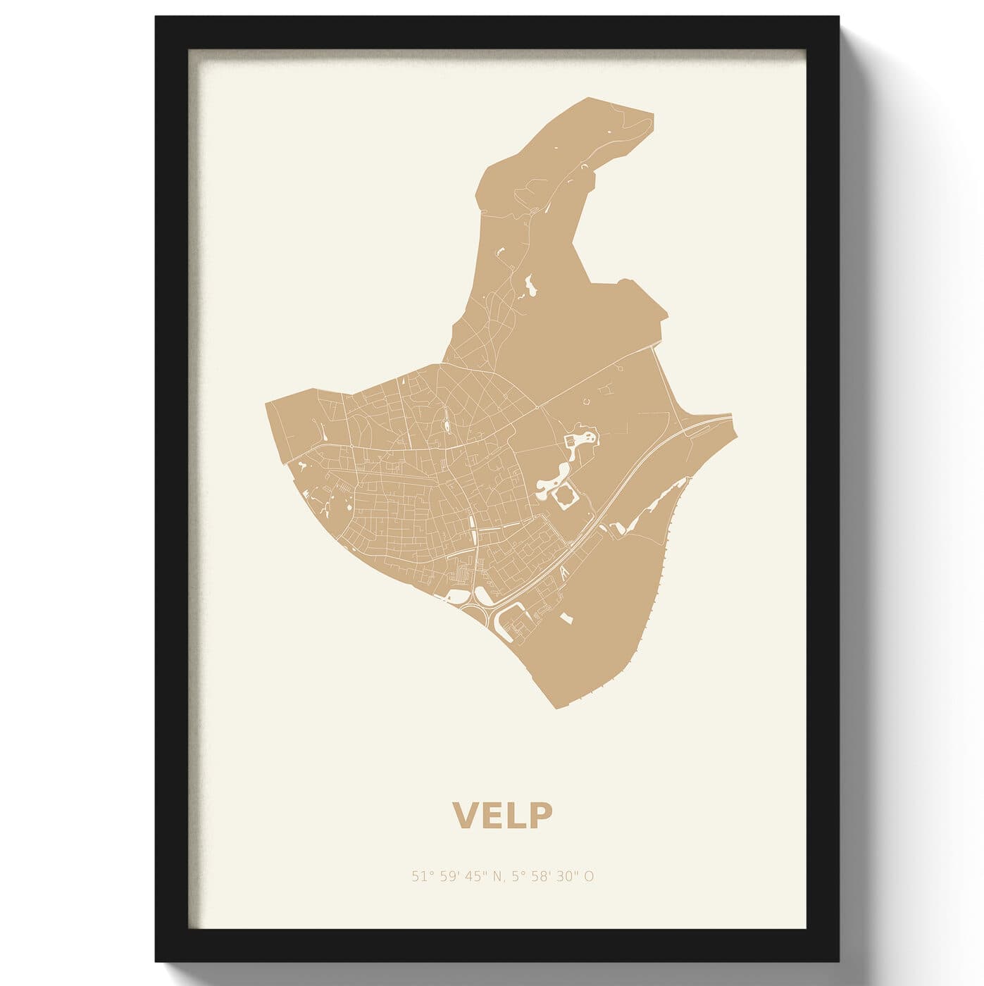Poster Velp - Beige