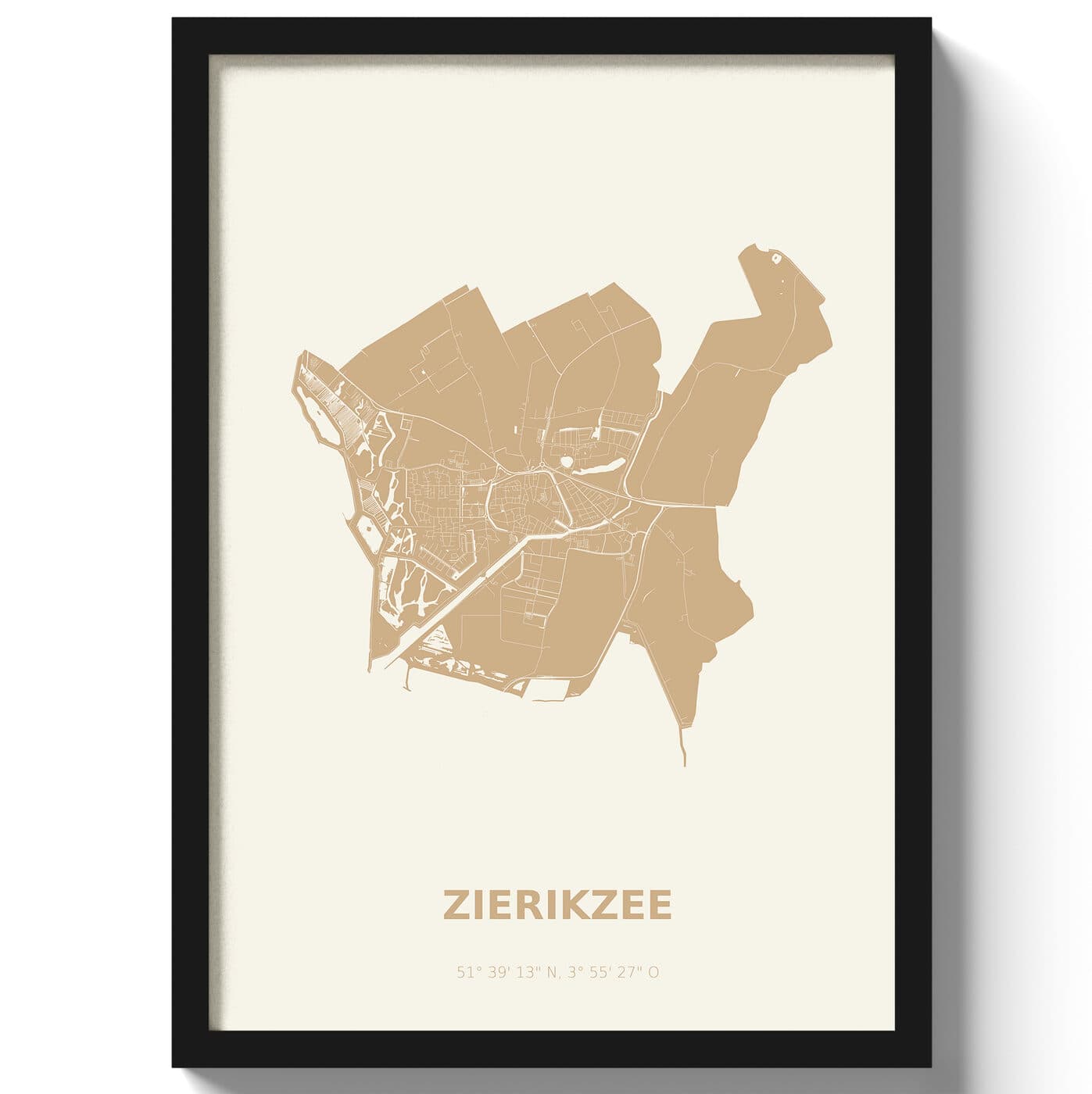 Poster Zierikzee - Beige