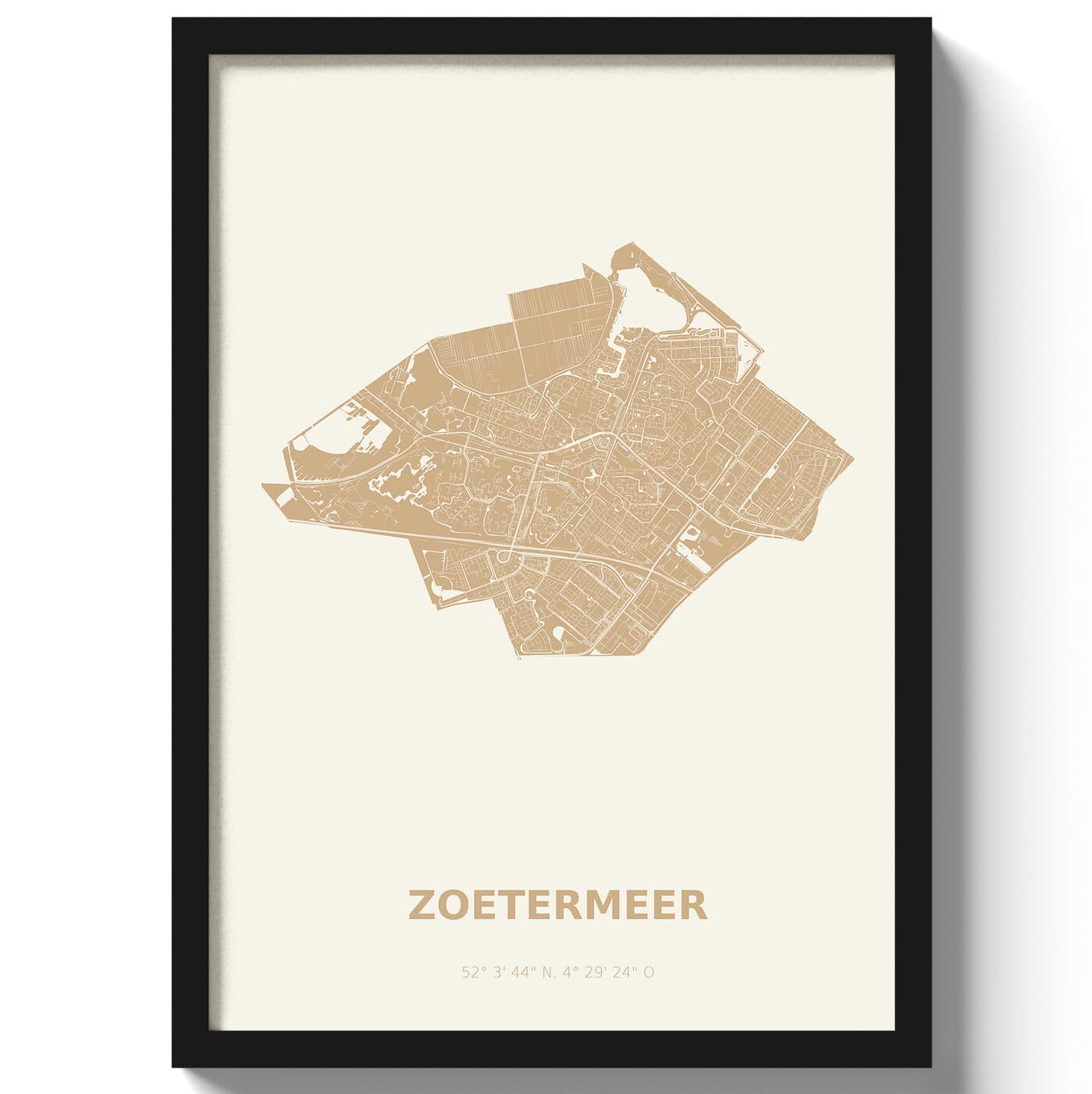 Poster Zoetermeer - Beige