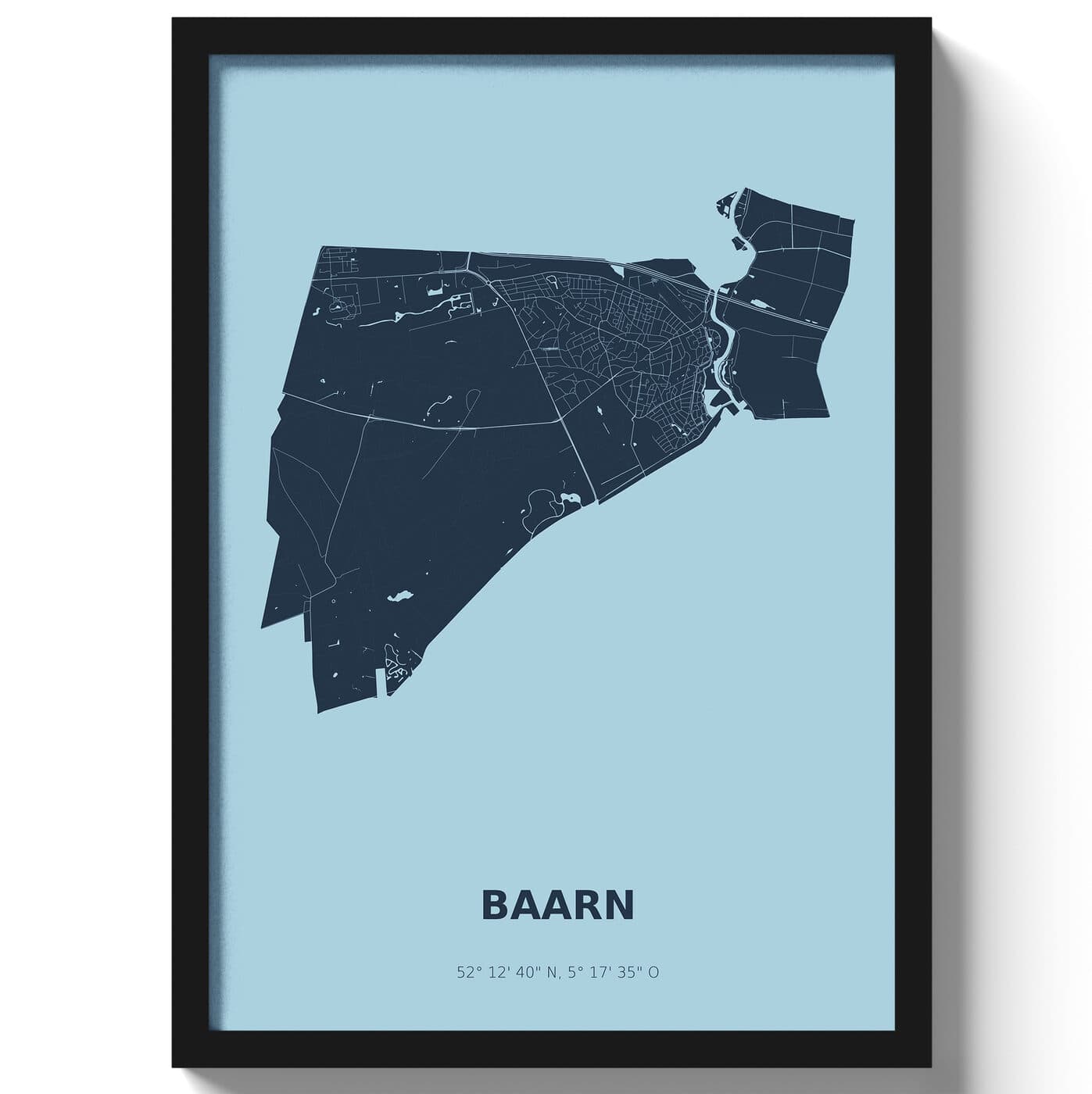 Poster Baarn - Blauw