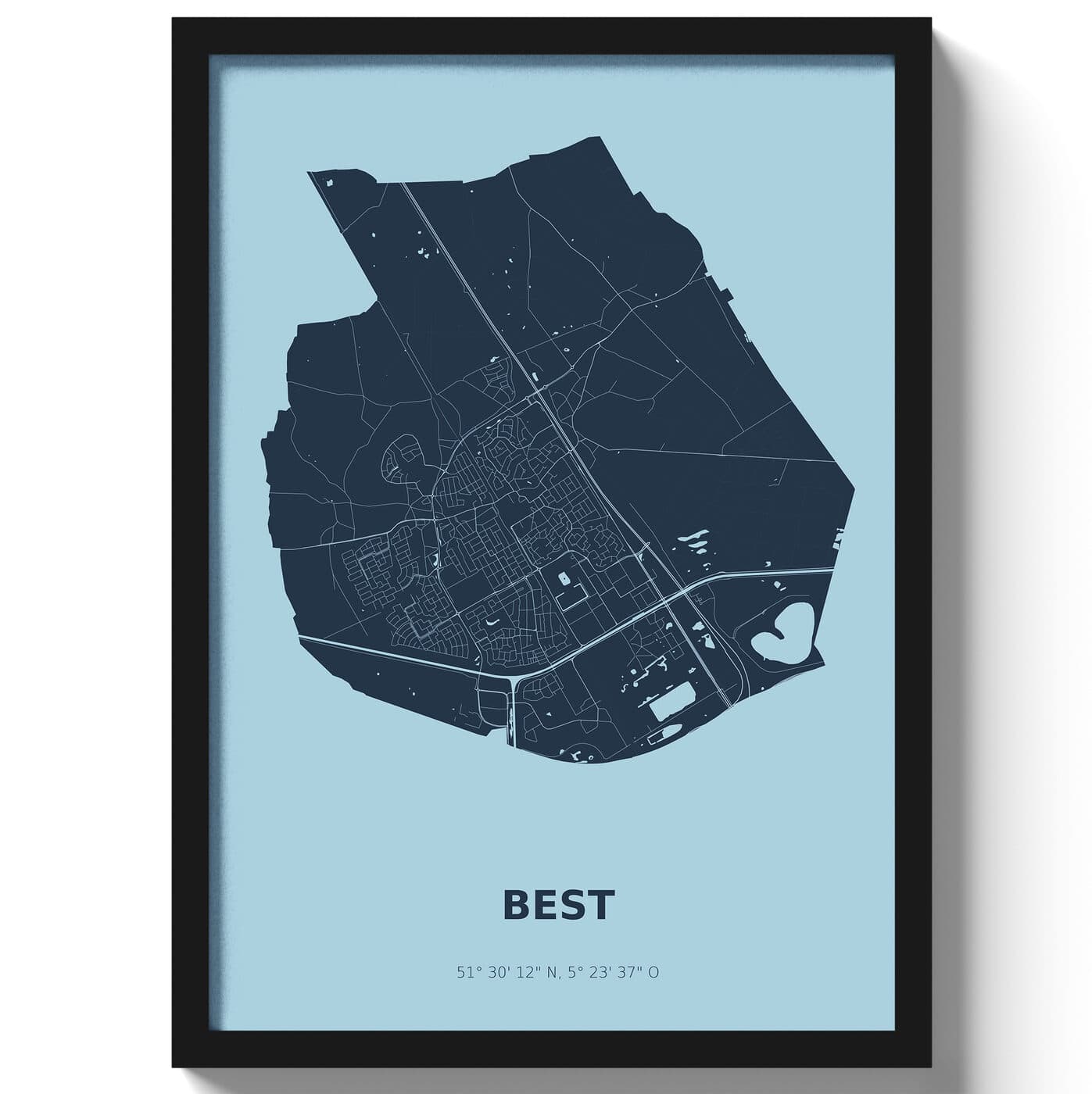 Poster Best - Blauw