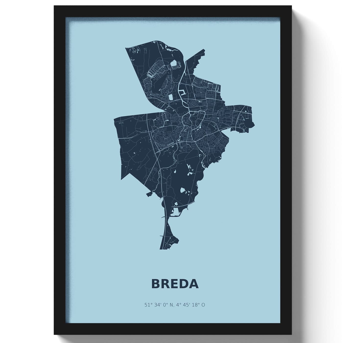 Poster Breda - Blauw
