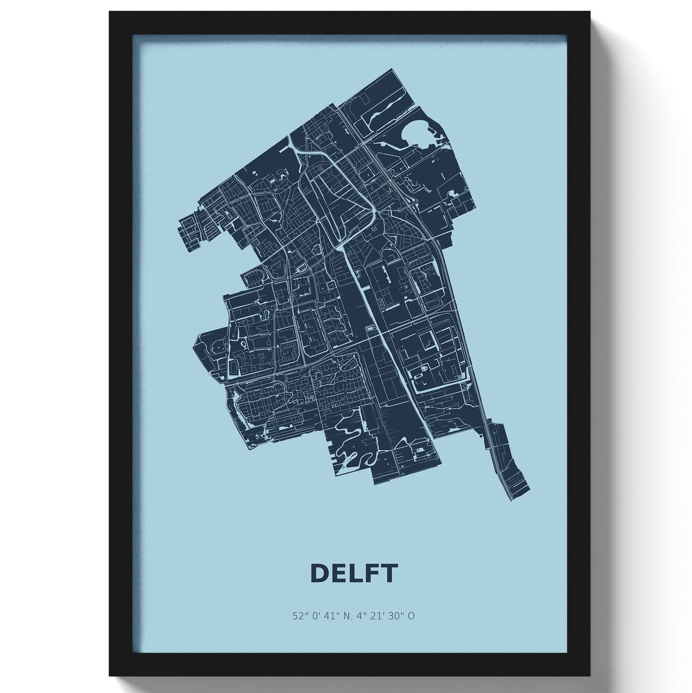 Poster Delft - Blauw