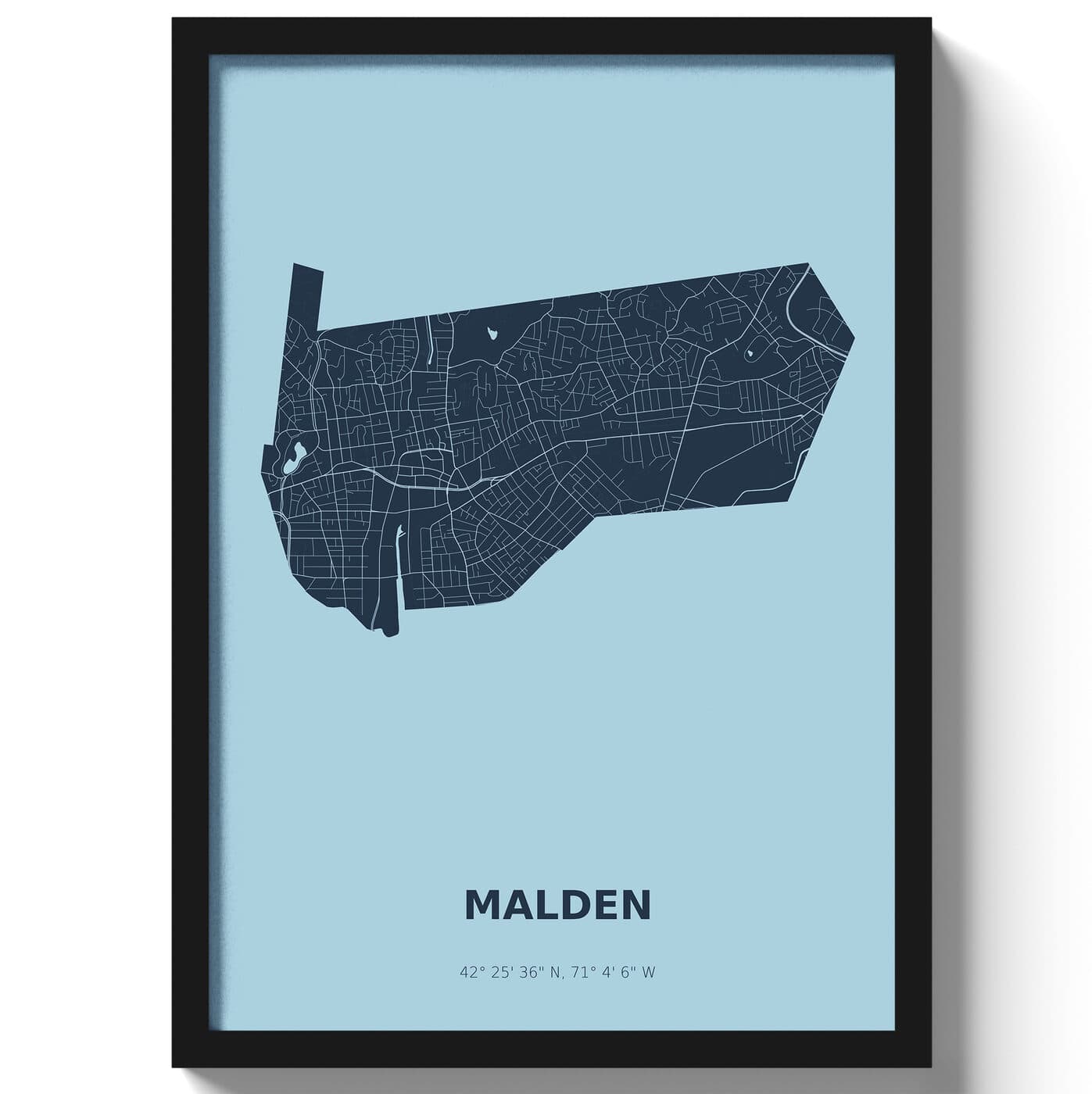 Poster Malden - Blauw