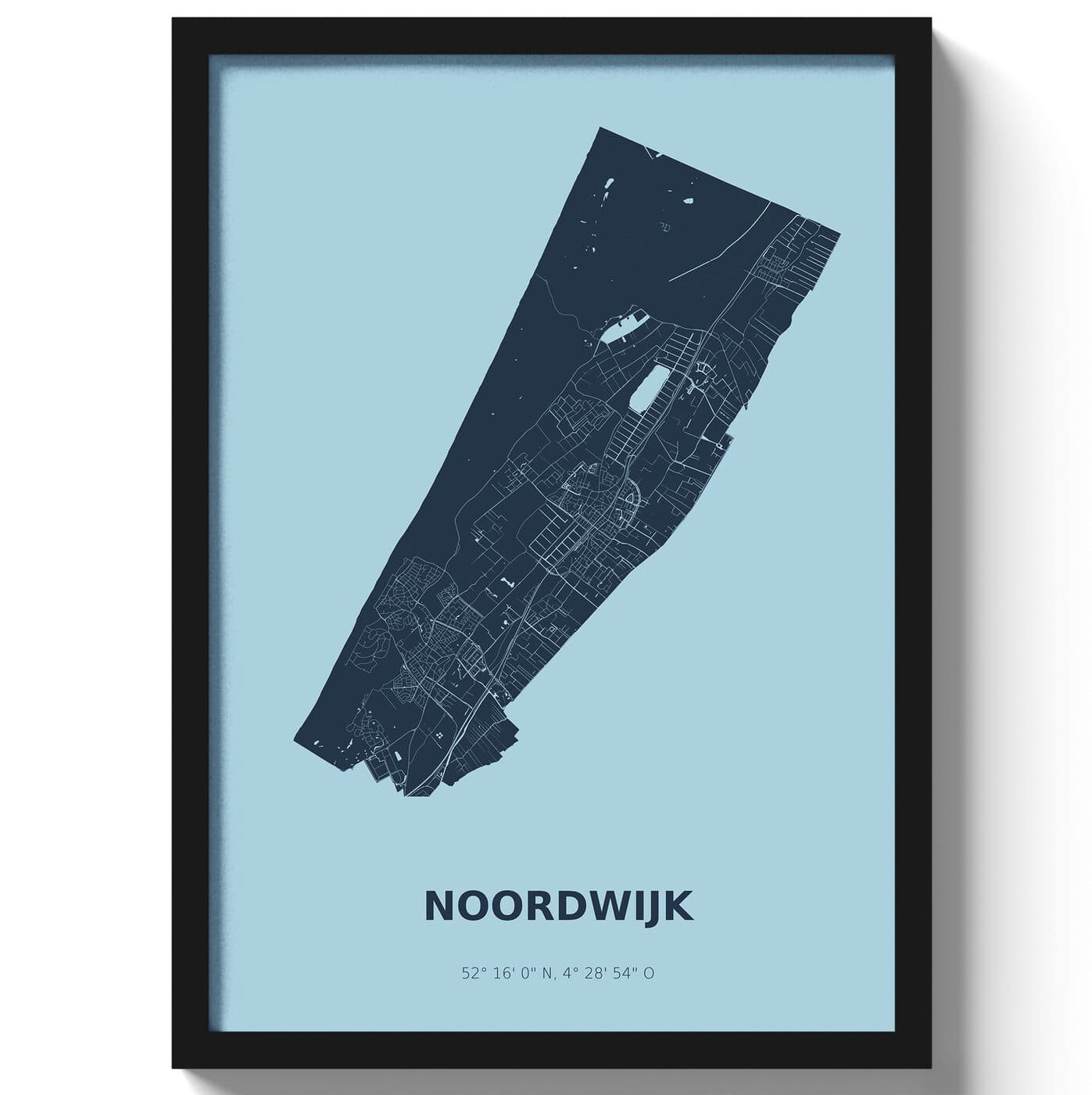 Poster Noordwijk - Blauw