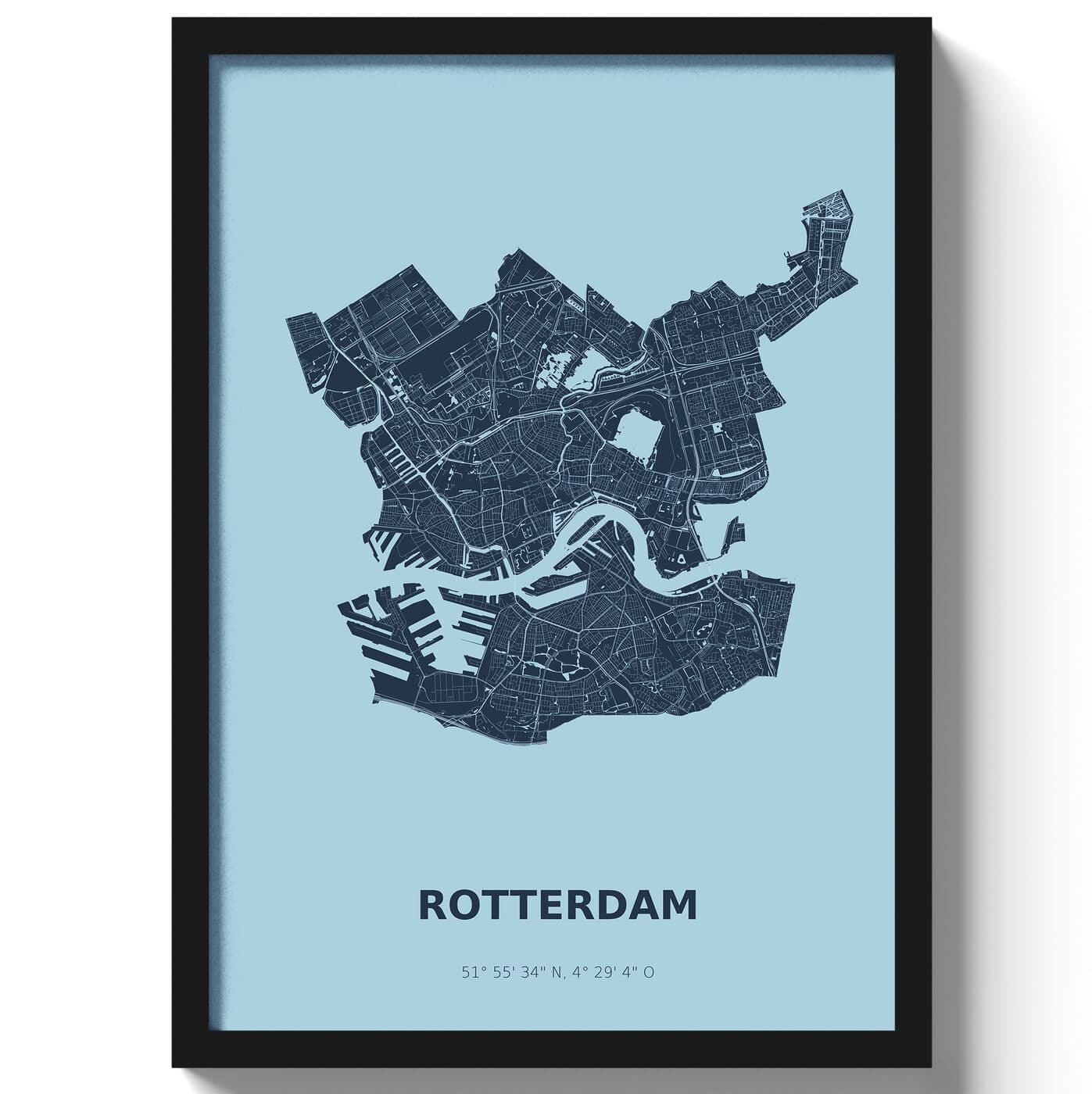 Poster Roermond - Blauw