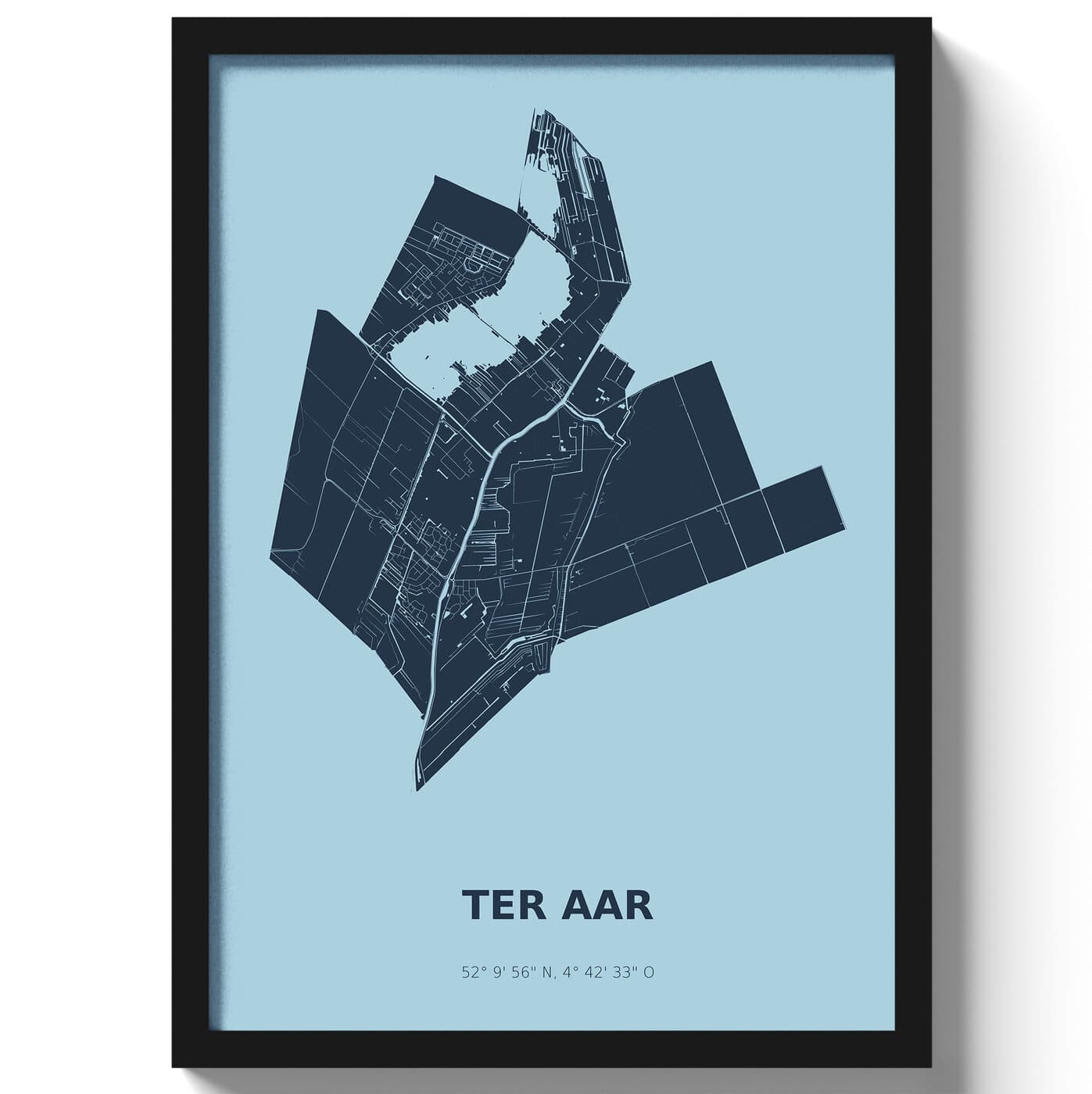 Poster Ter Aar - Blauw