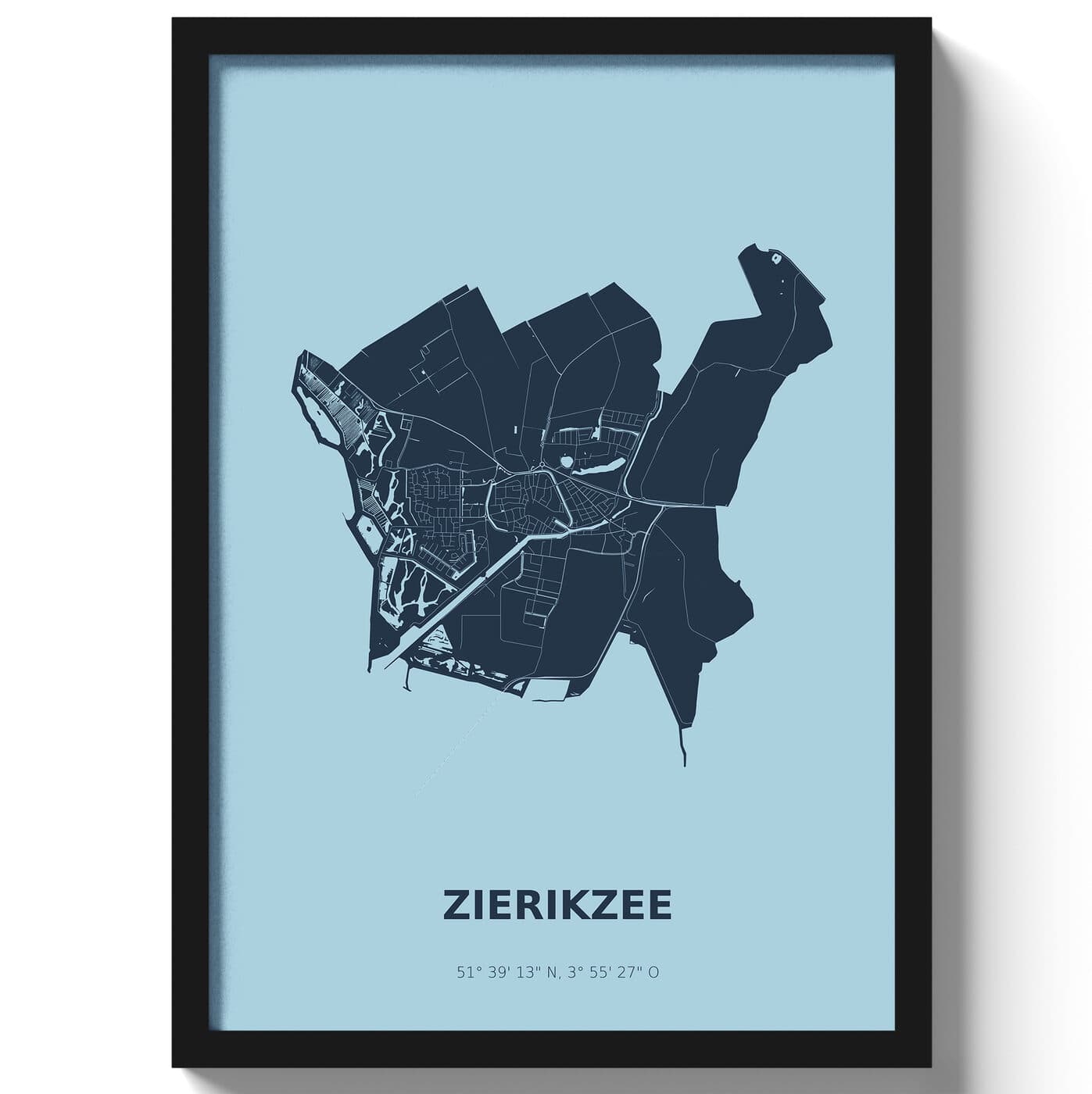 Poster Zierikzee - Blauw