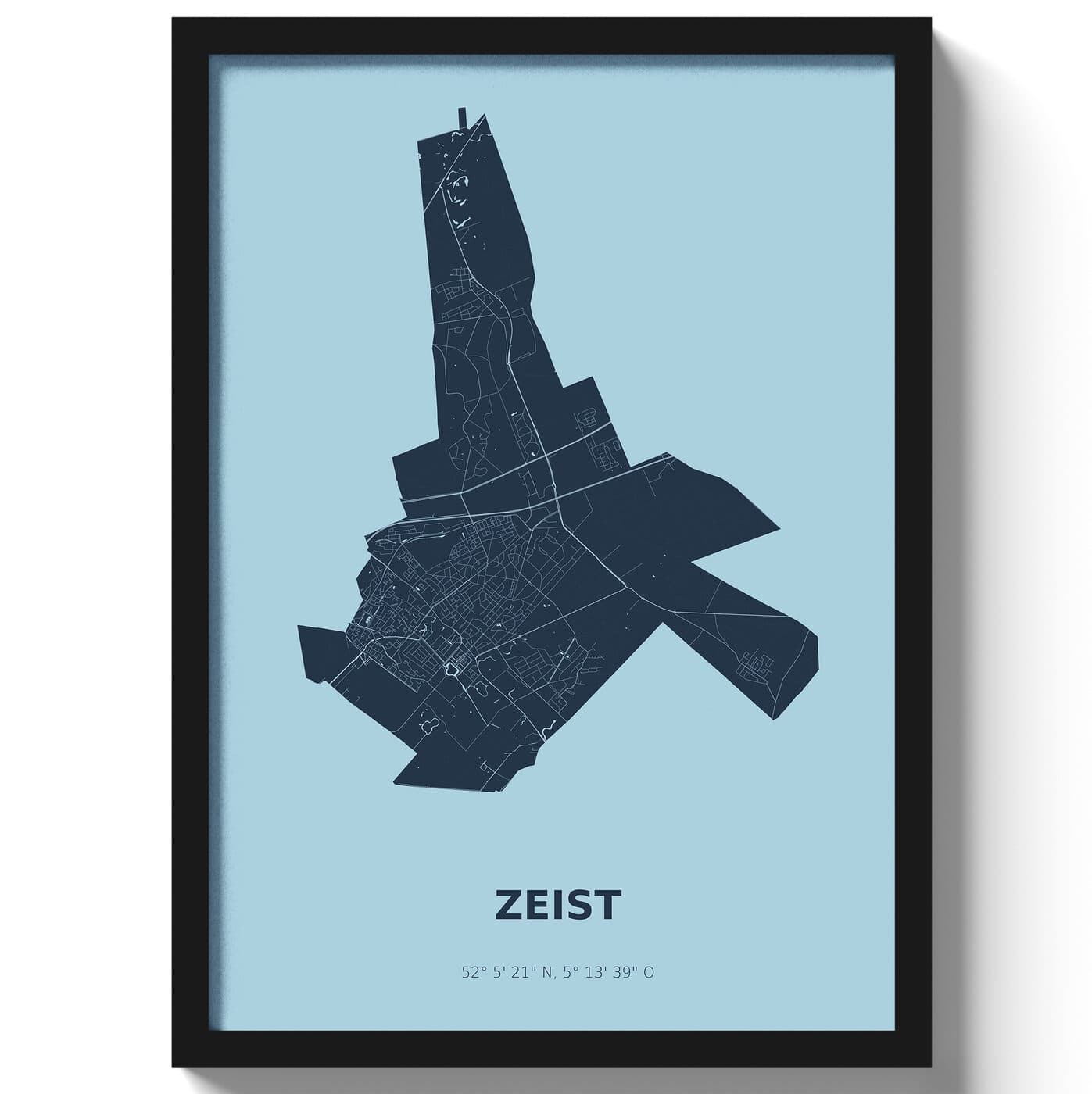 Poster Zeist - Blauw