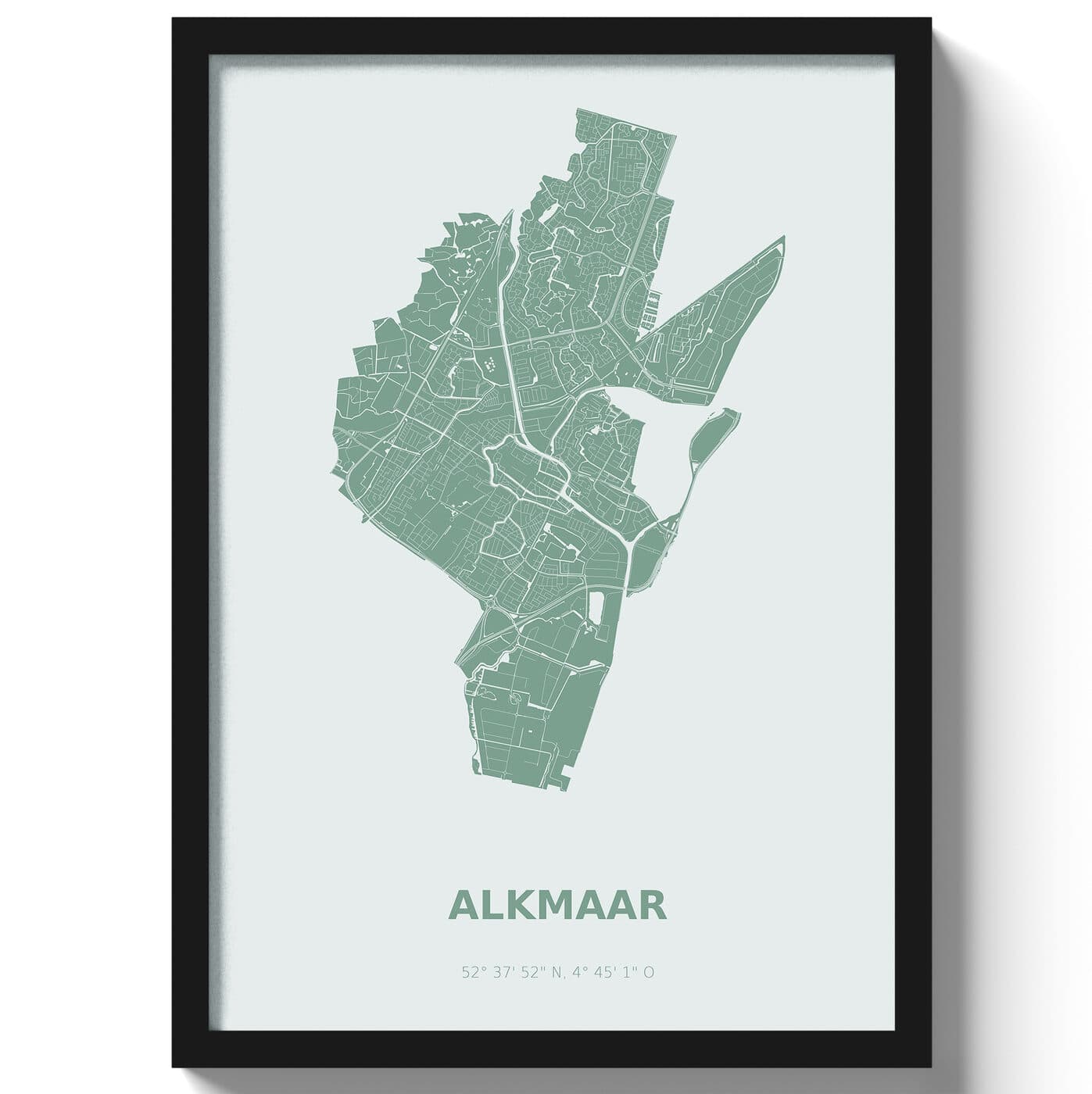 Poster Alkmaar - Groen